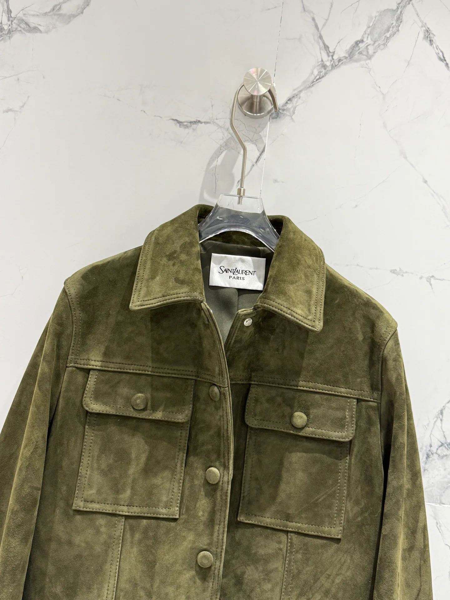 Кожаные Куртки И Дублёнки Женские Saint Laurent 10624719