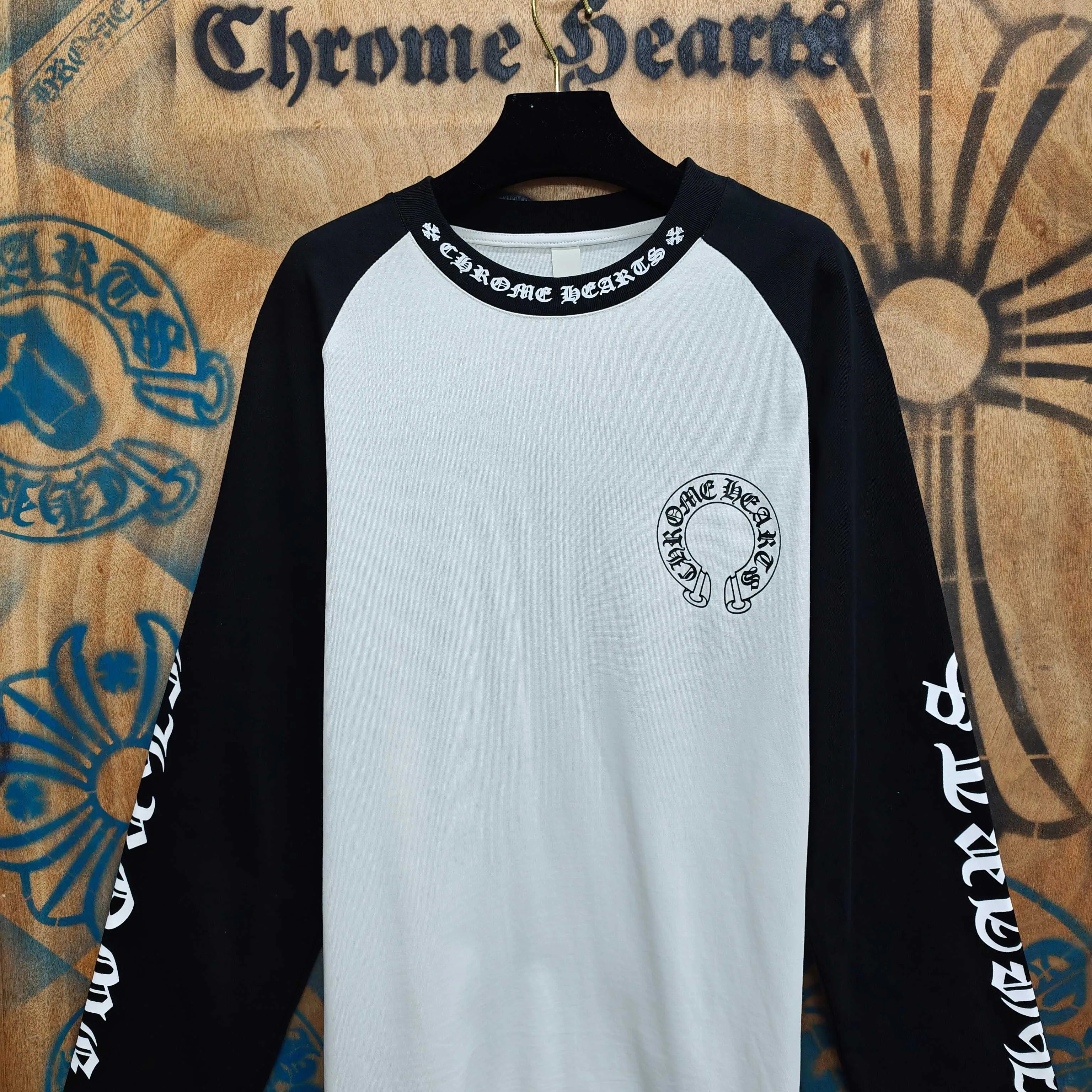 Лонгсливы Мужские Chrome Hearts 11808808