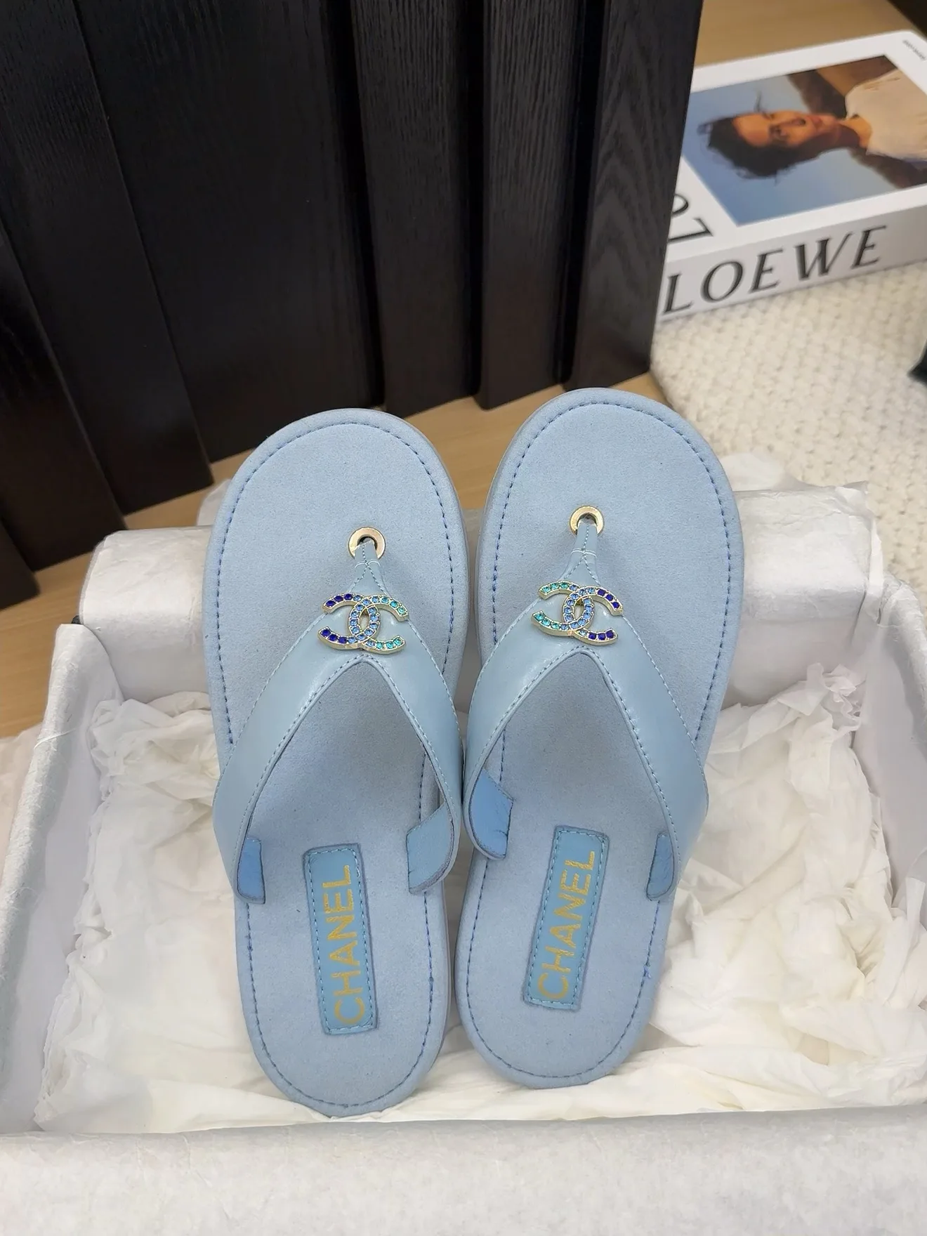 Шлепанцы Женские Chanel 25919