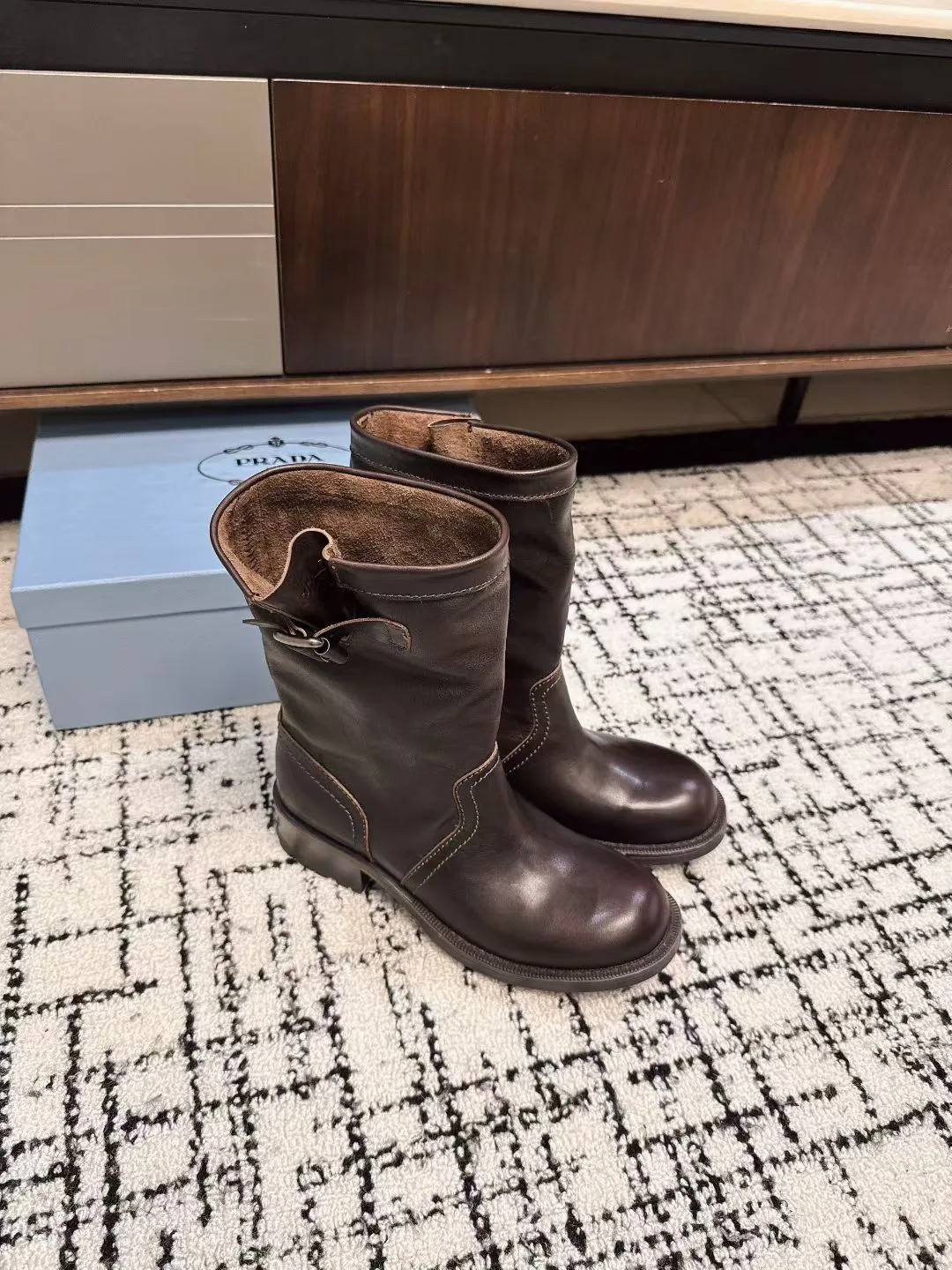 Ботинки Женские Prada 736074