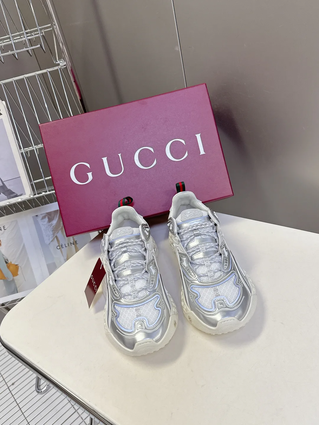 Кроссовки Женские Gucci 10053288