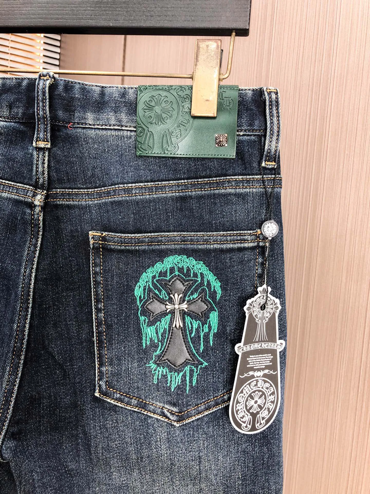 Джинсы Мужские Chrome Hearts 1283760