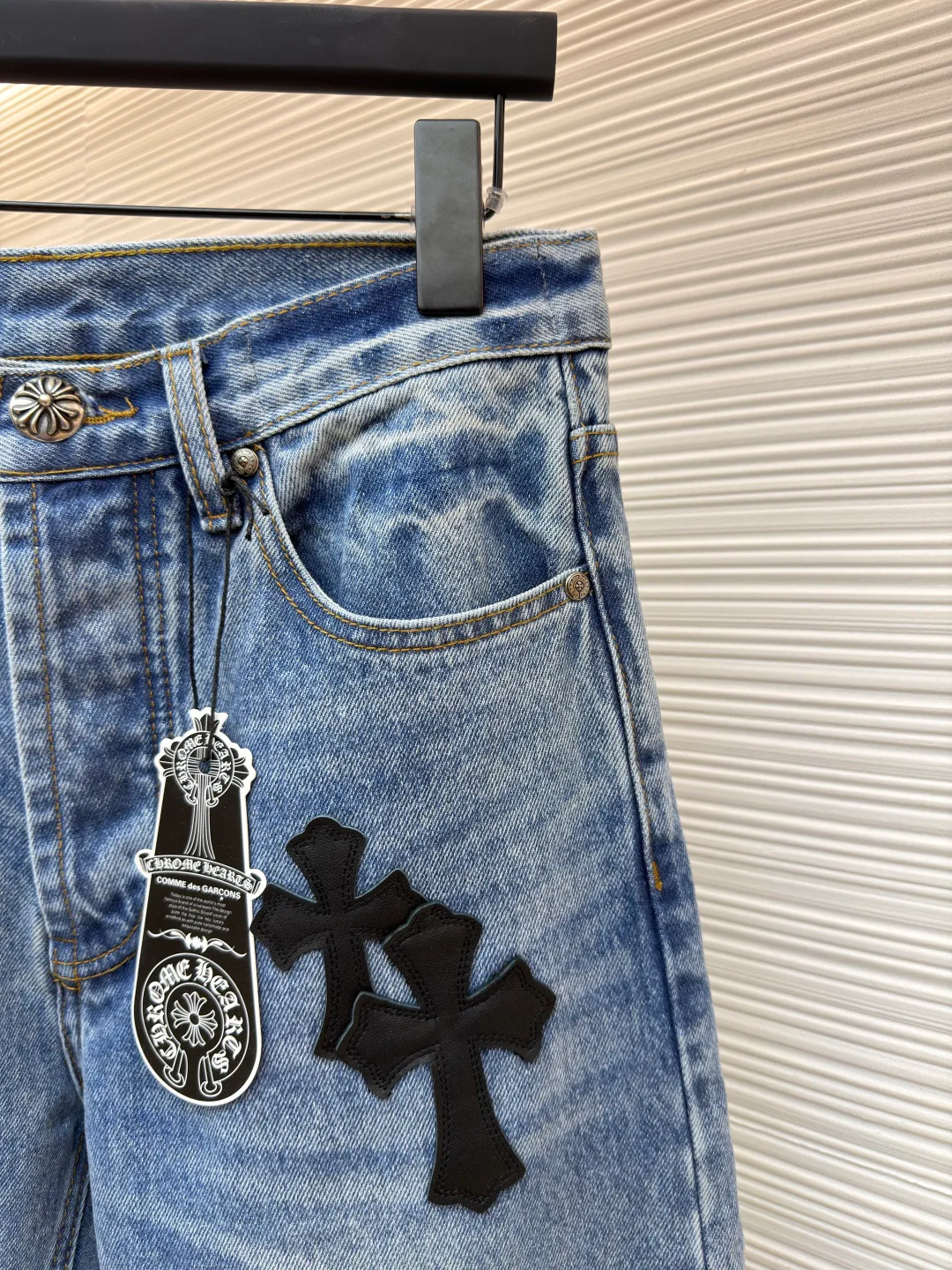 Джинсы Мужские Chrome Hearts 1566555