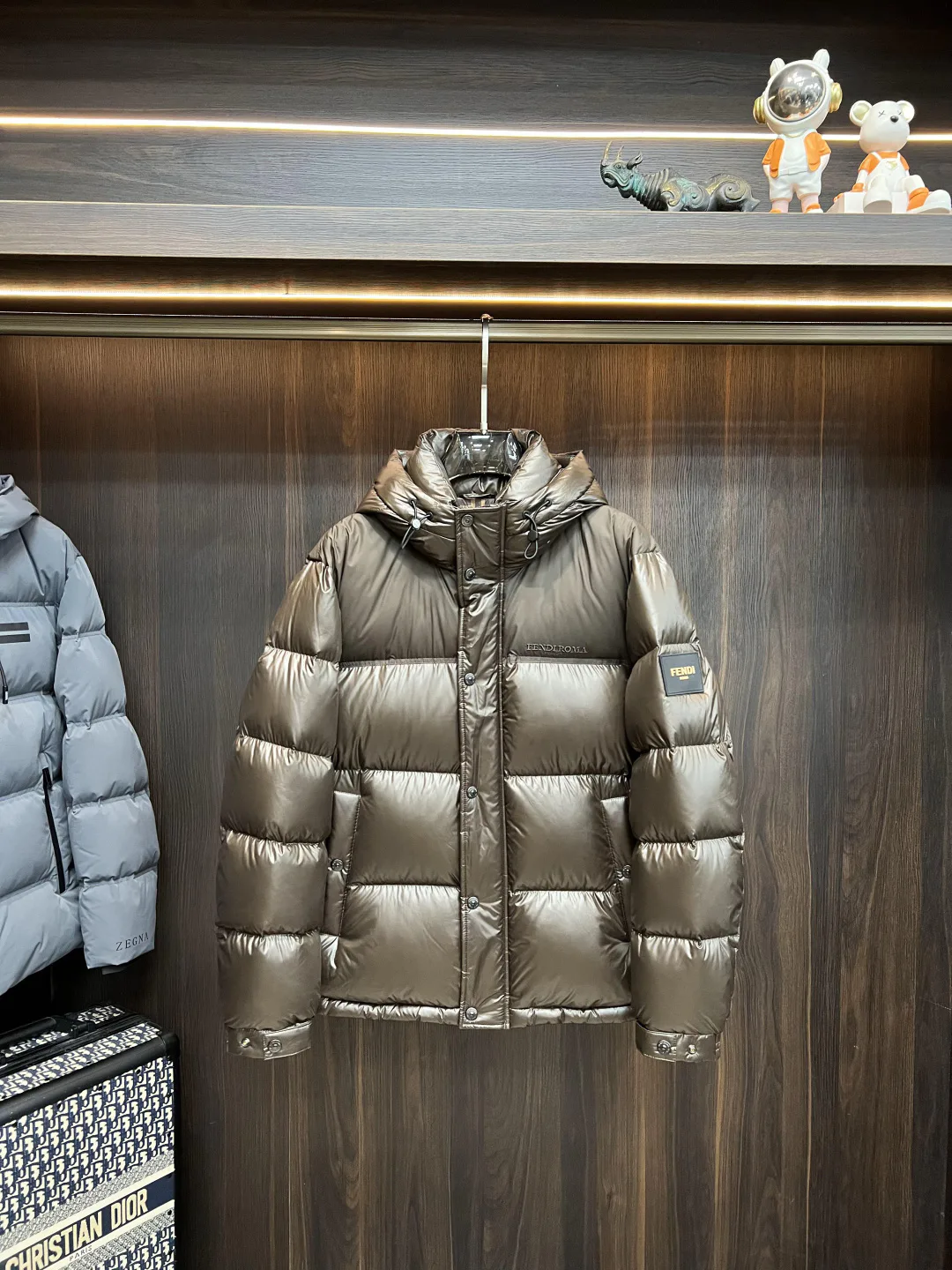 Куртки И Пуховики Мужские Fendi 384039