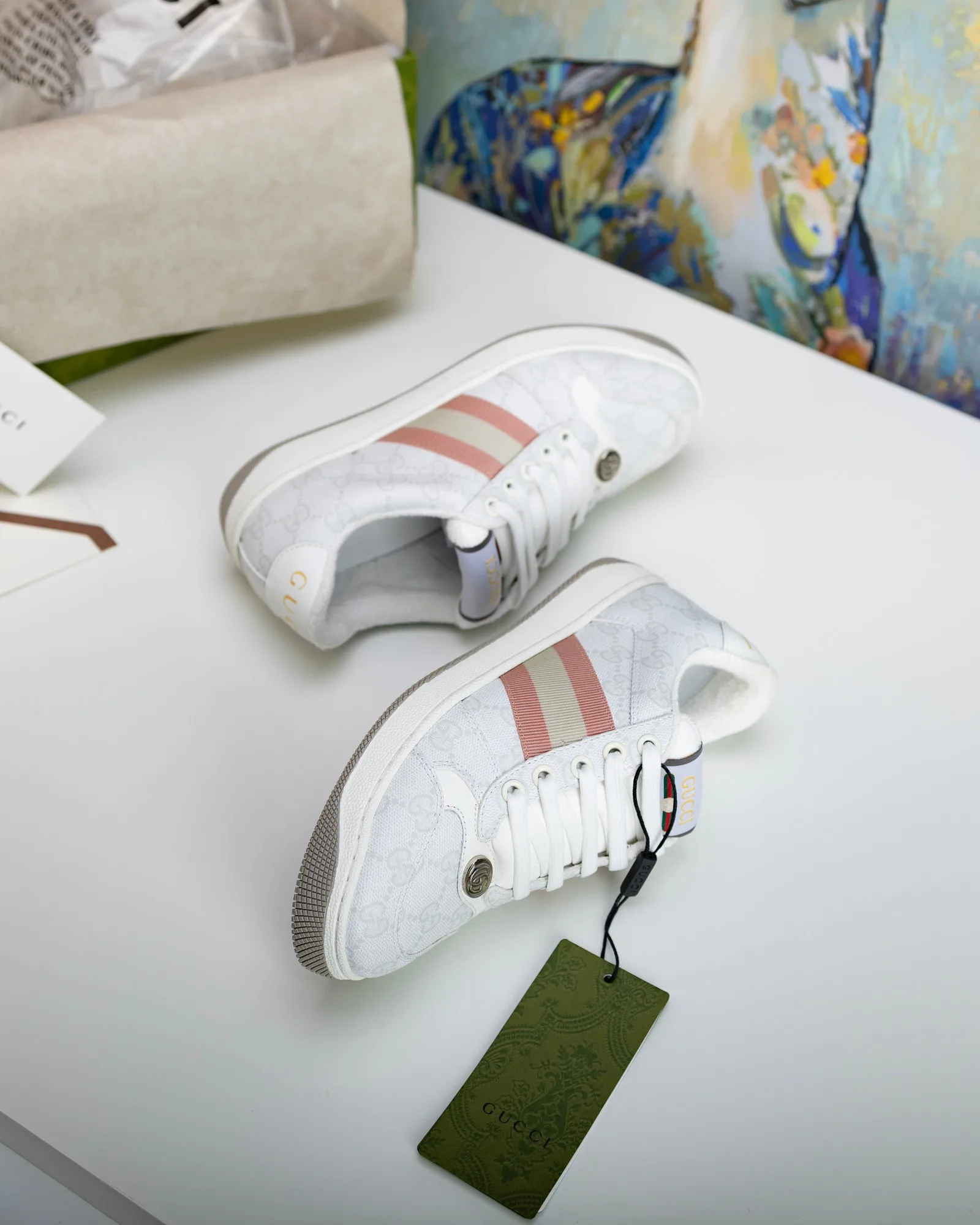 Кроссовки Женские Gucci 17620494