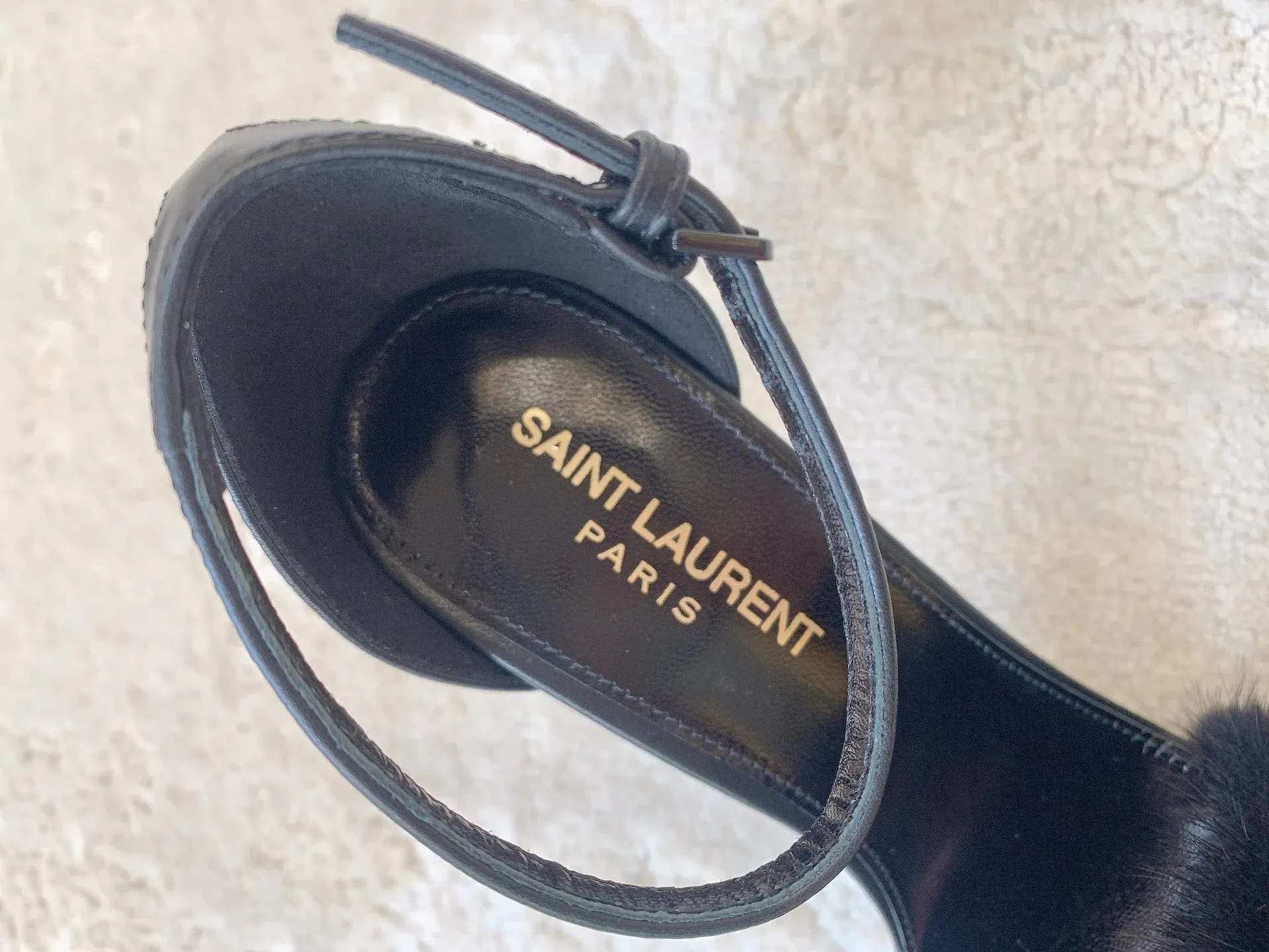 Босоножки Женские Saint Laurent 4560958