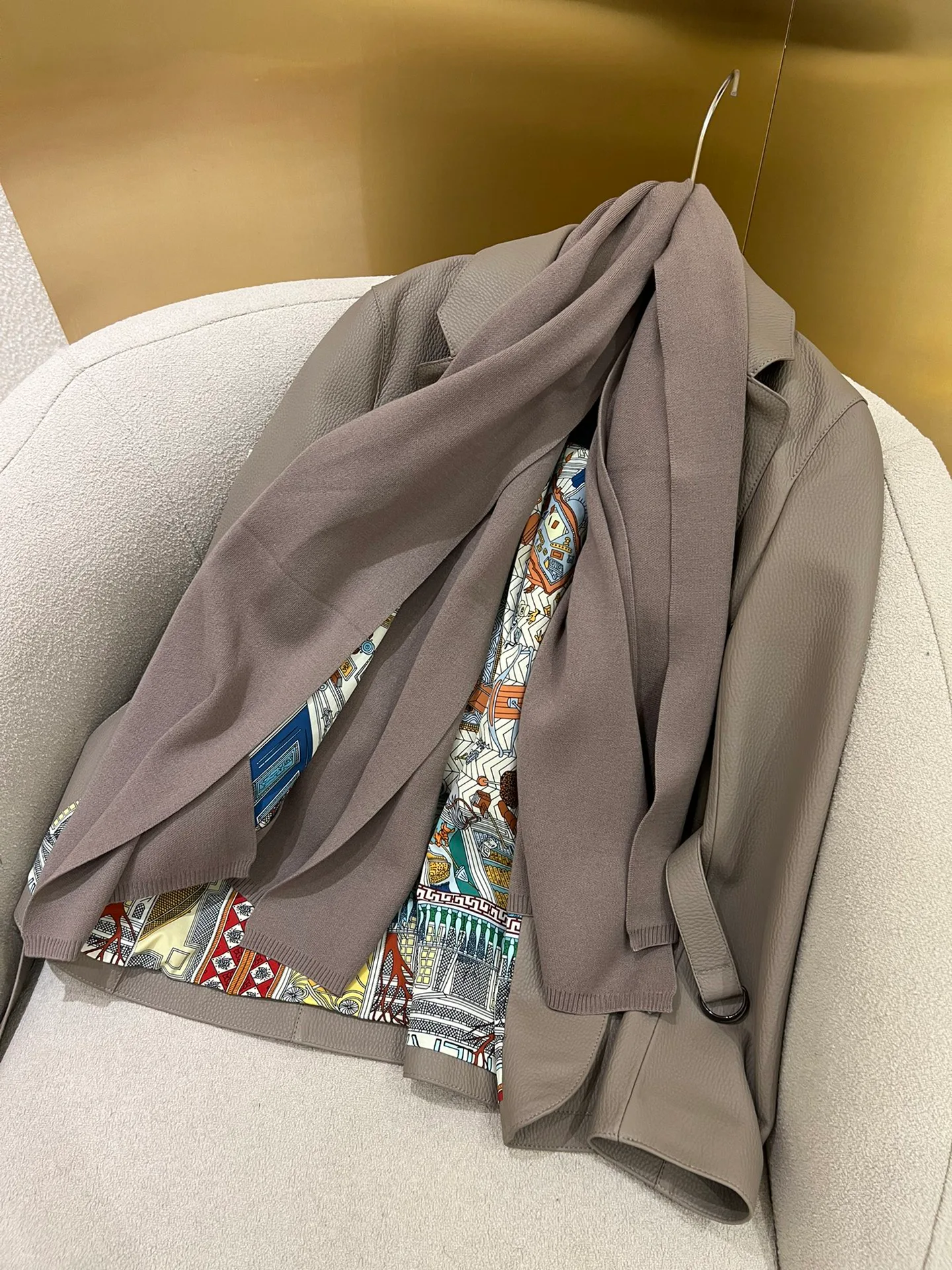 Кожаные Куртки И Дублёнки Женские Hermes 11491526