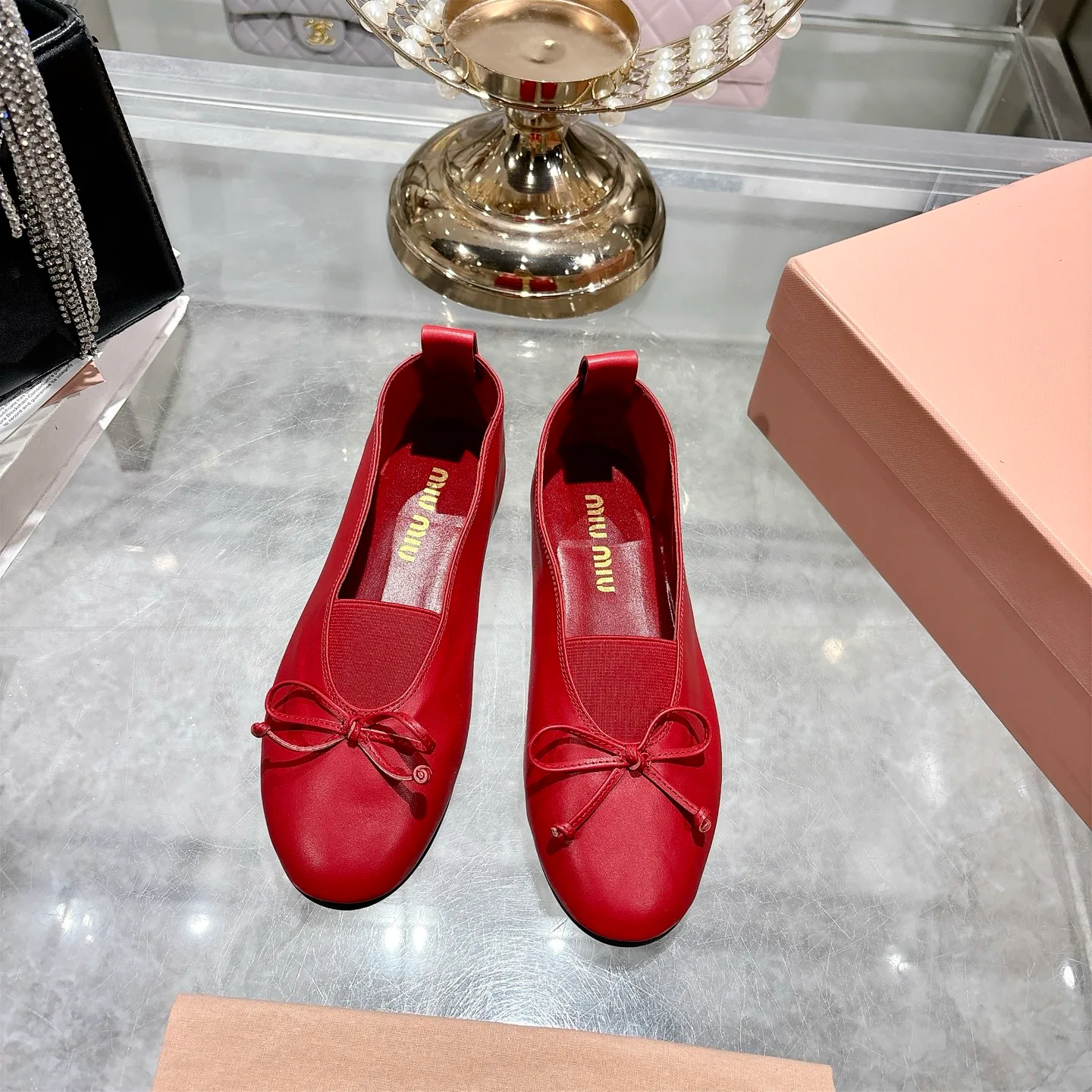 Балетки Женские Miu Miu 397829