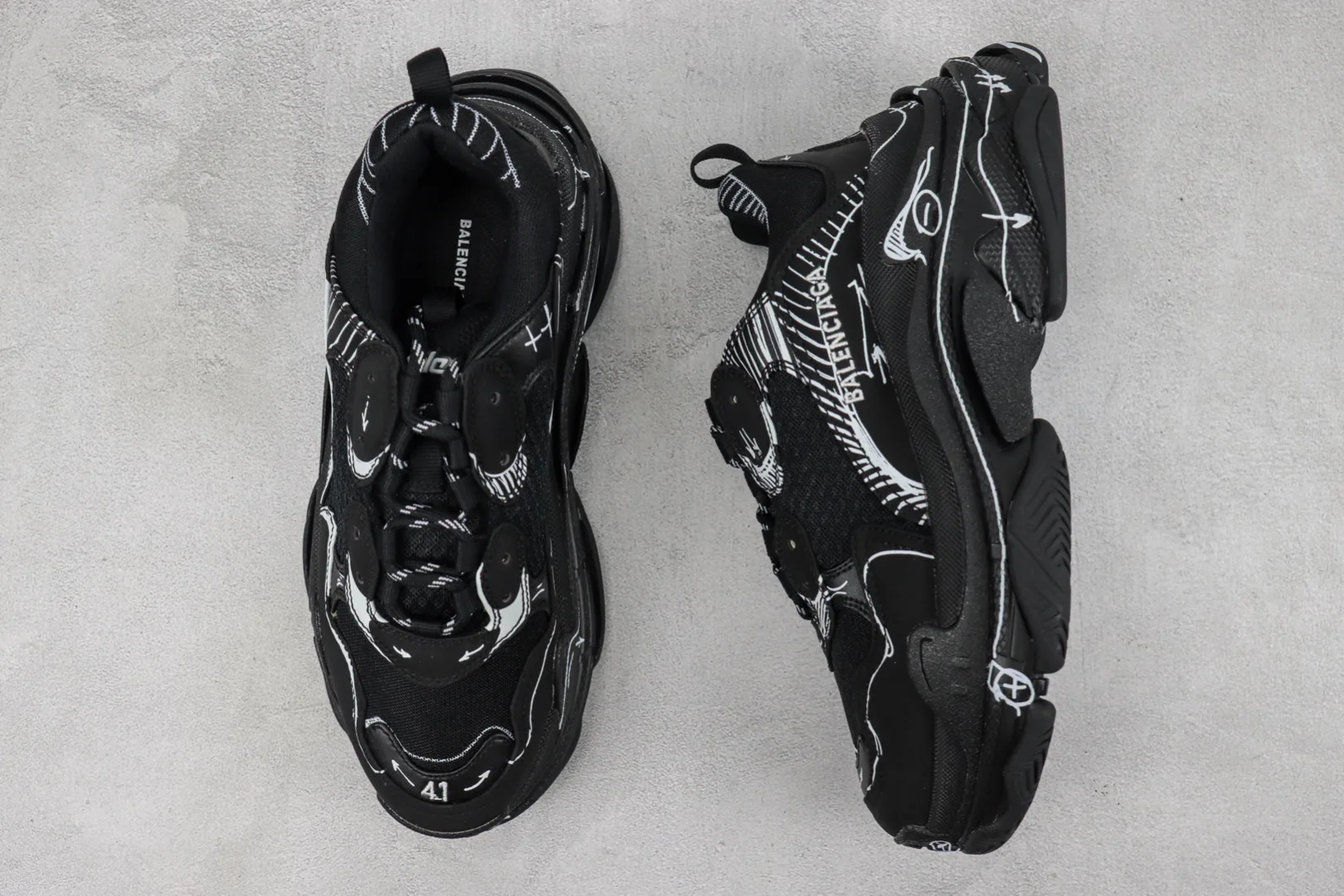 Кроссовки Женские Balenciaga 9671