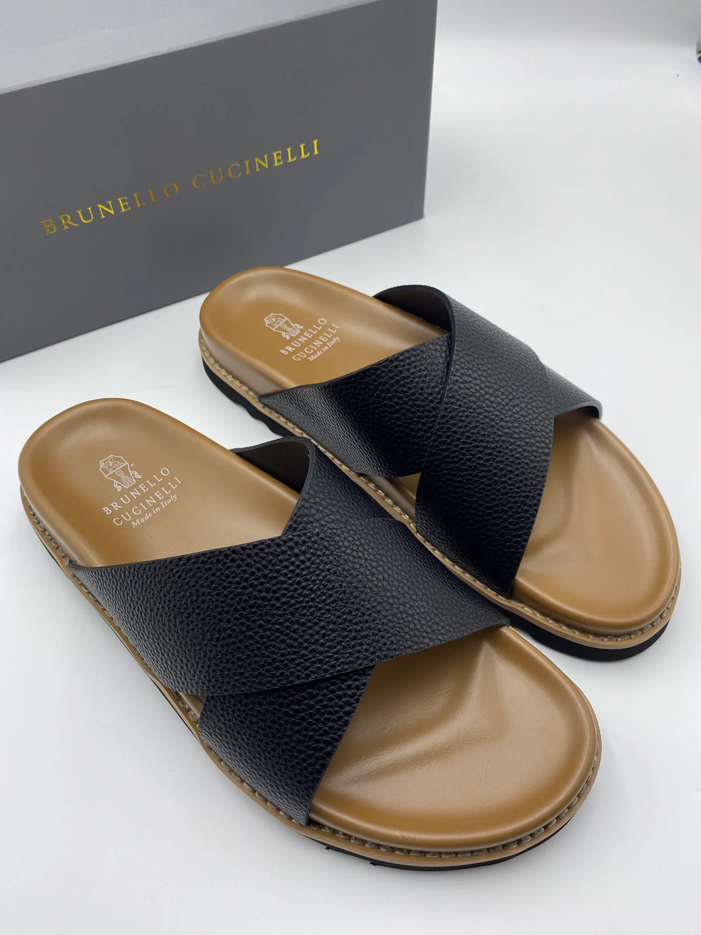 Сандалии Мужские Brunello Cucinelli 4523783