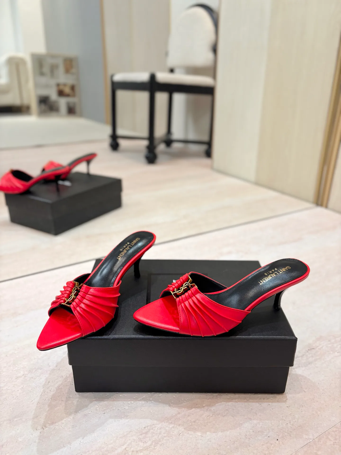 Мюли И Сабо Женские Saint Laurent 17476038
