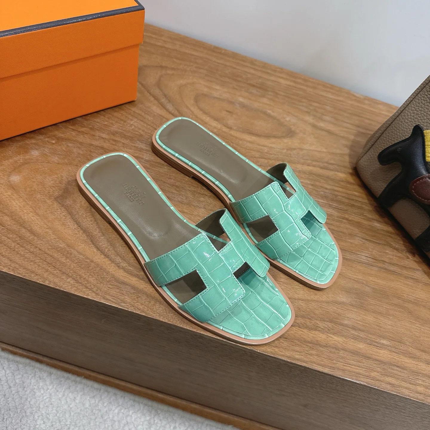 Шлепанцы Женские Hermes 1223562