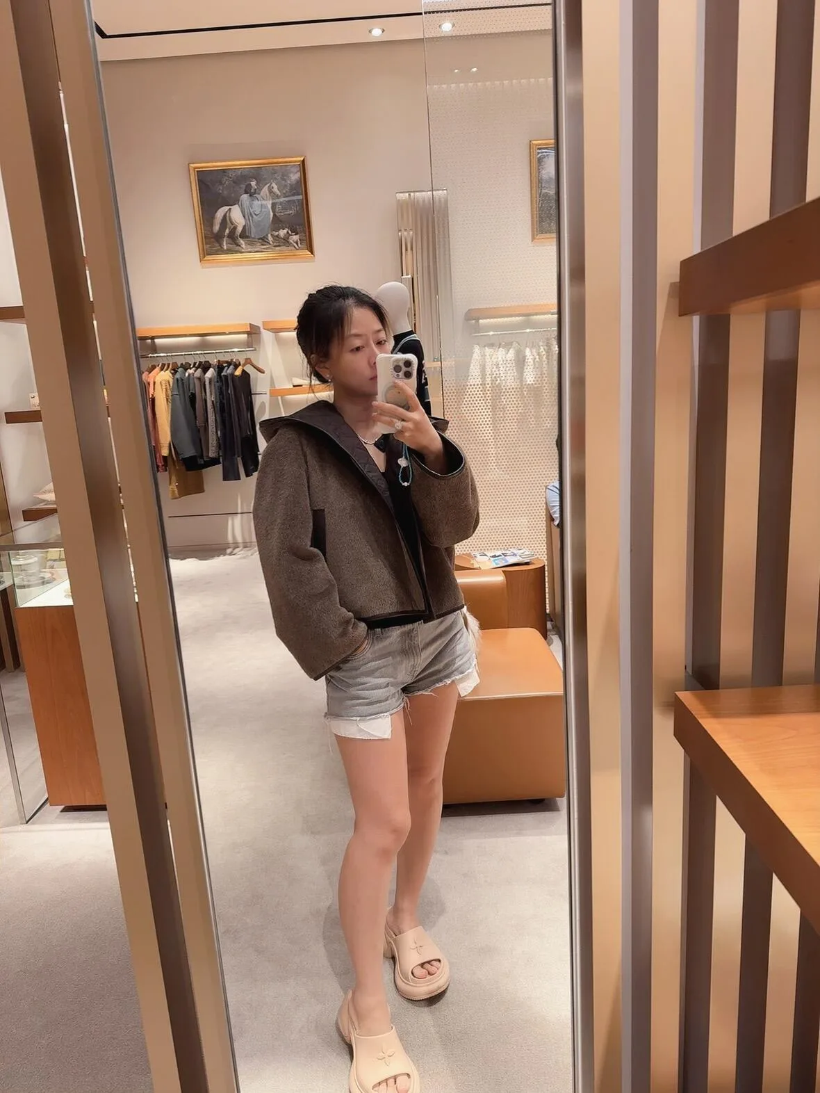 Куртки И Пуховики Женские Hermes 1006053