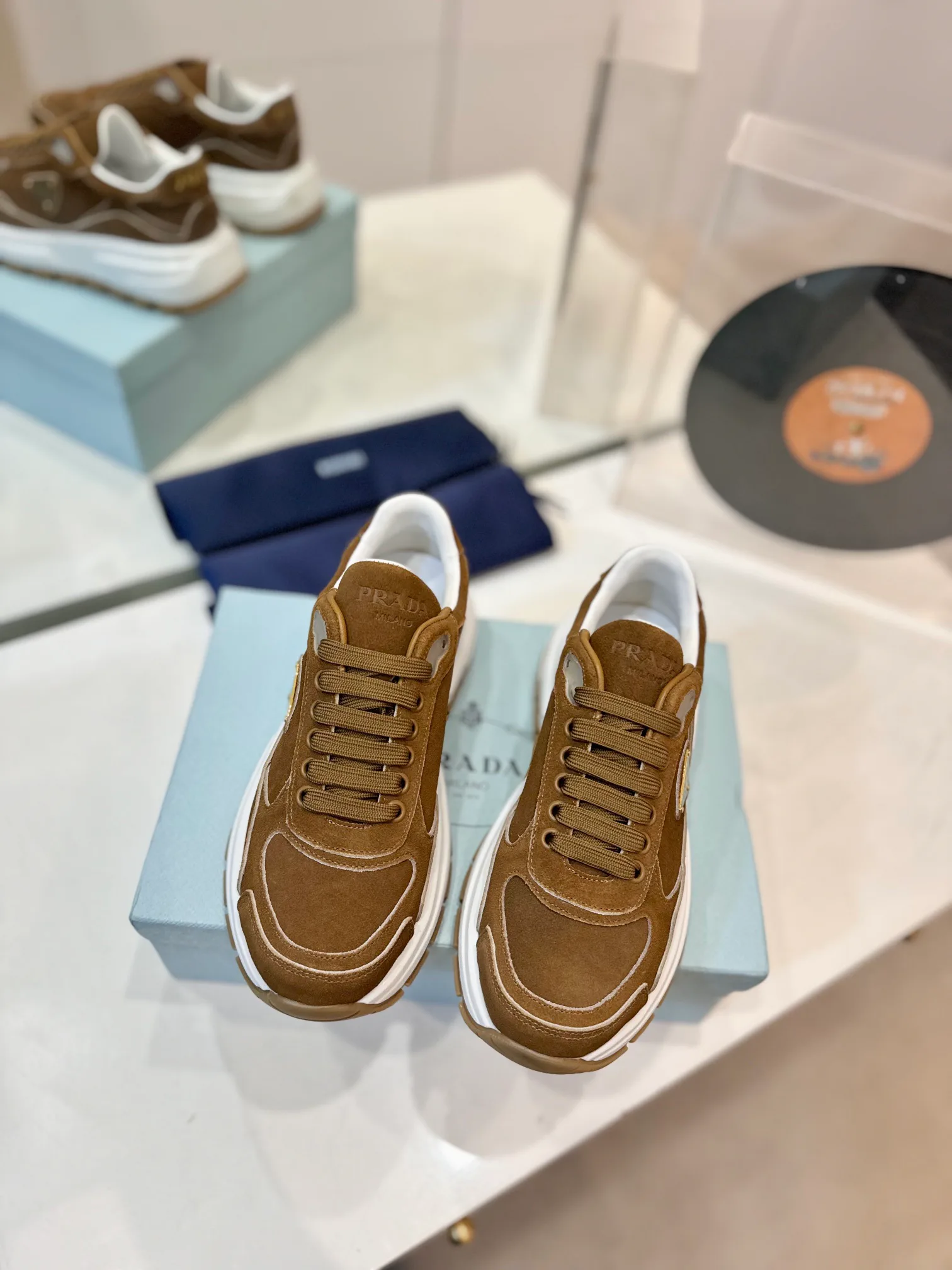 Кроссовки Женские Prada 9535084