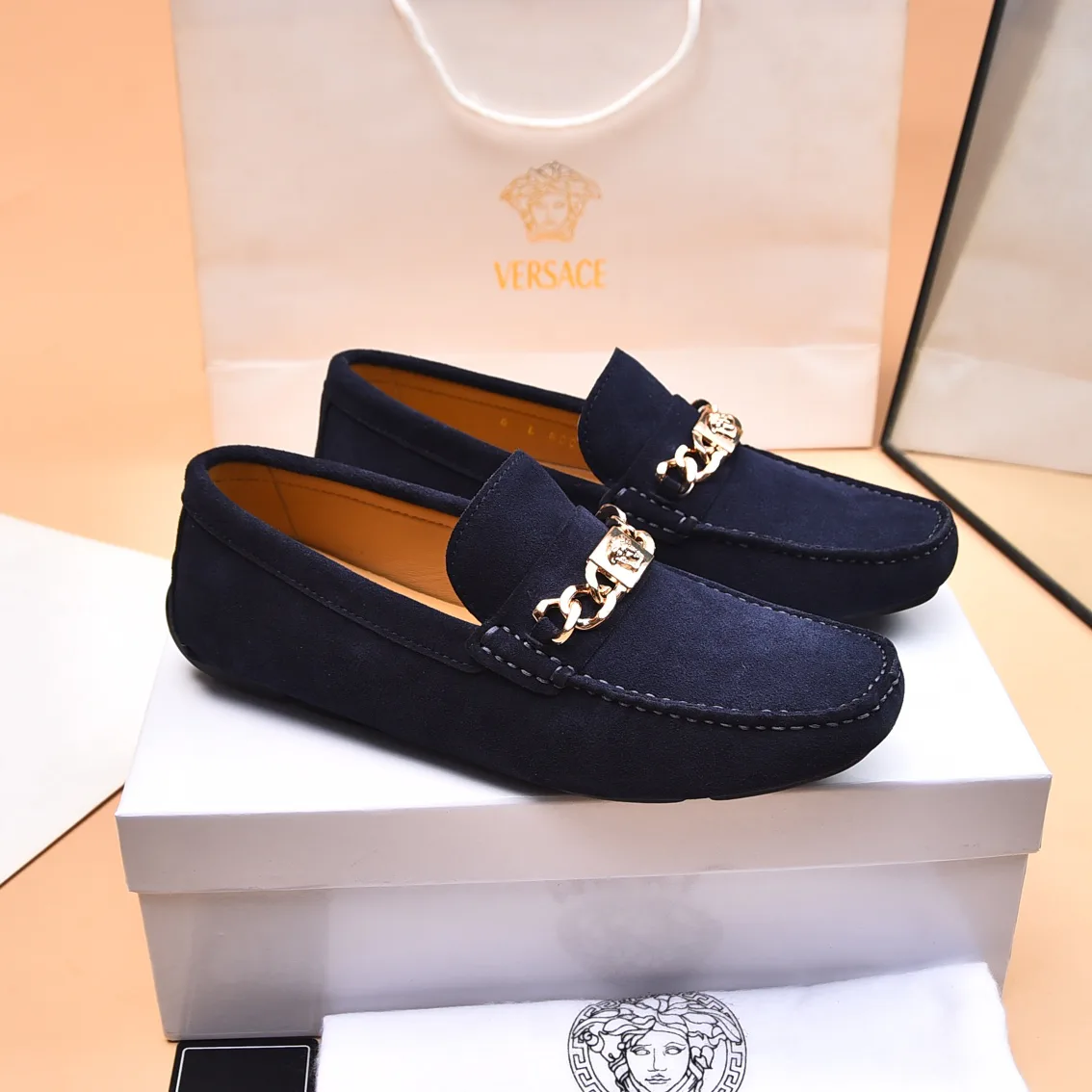 Мокасины Мужские Versace 17607