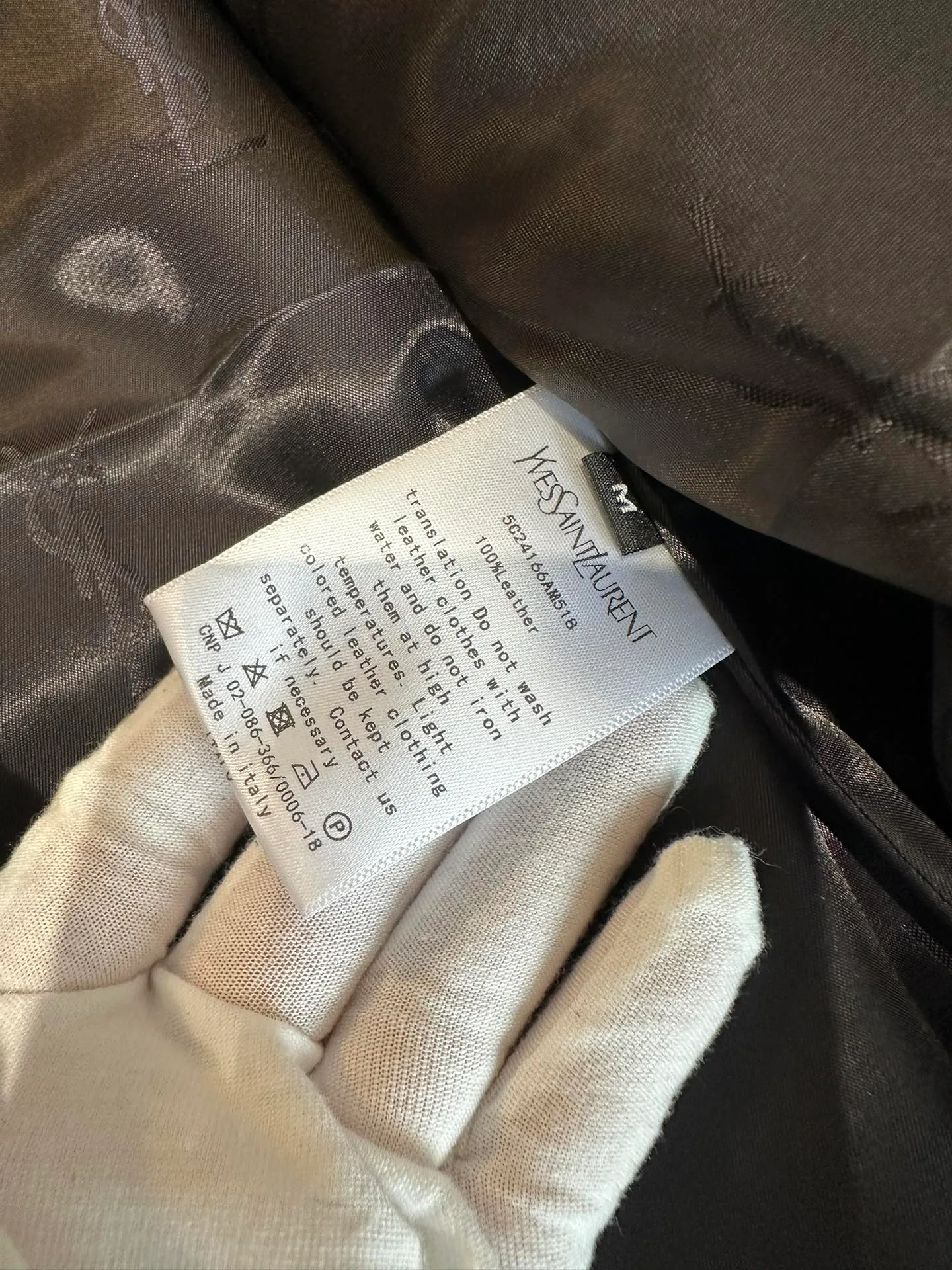 Кожаные Куртки И Дублёнки Женские Saint Laurent 697406