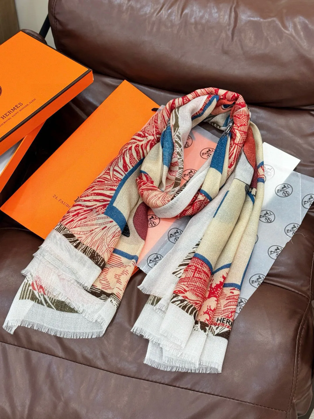 Шарфы Hermes 18675660