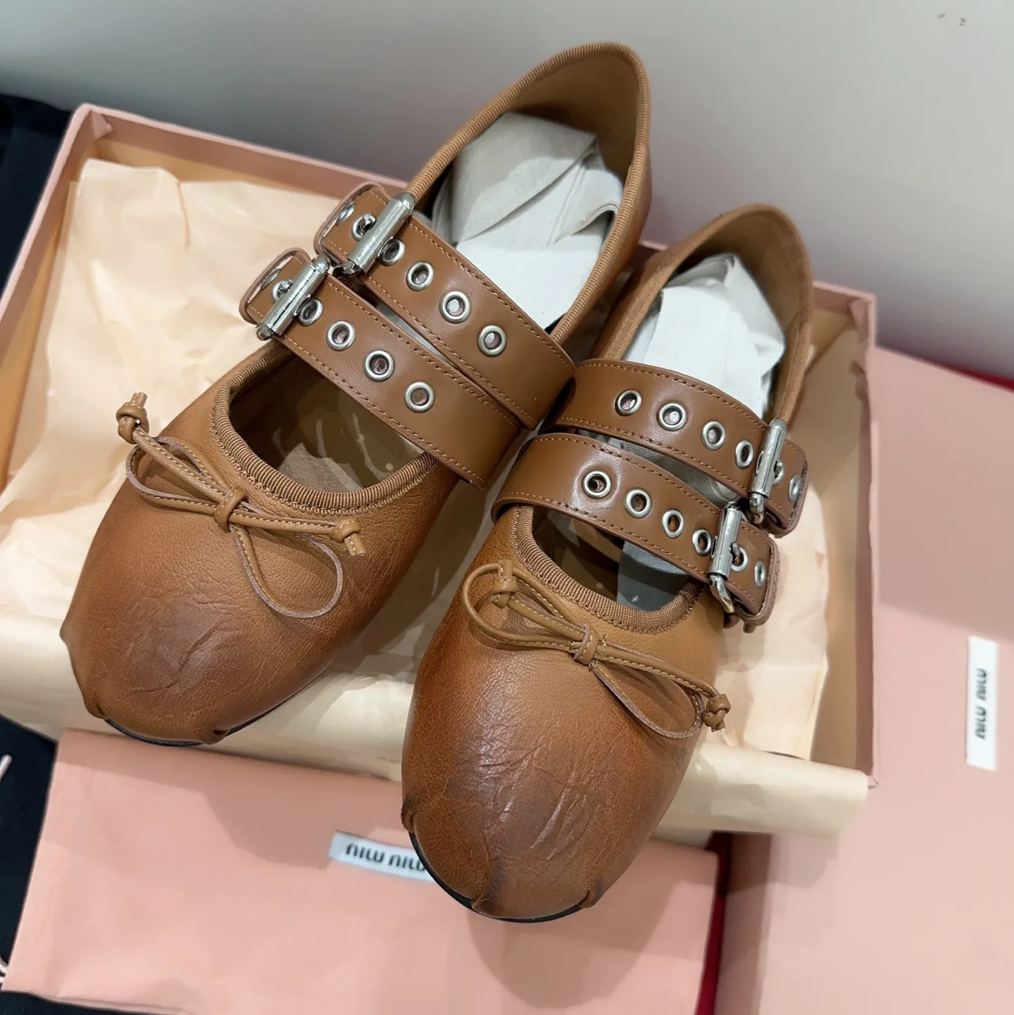 Балетки Женские Miu Miu 13453758