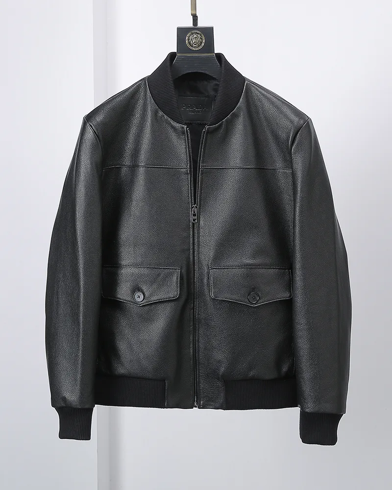 Кожаные Куртки И Дублёнки Мужские Prada 1309628