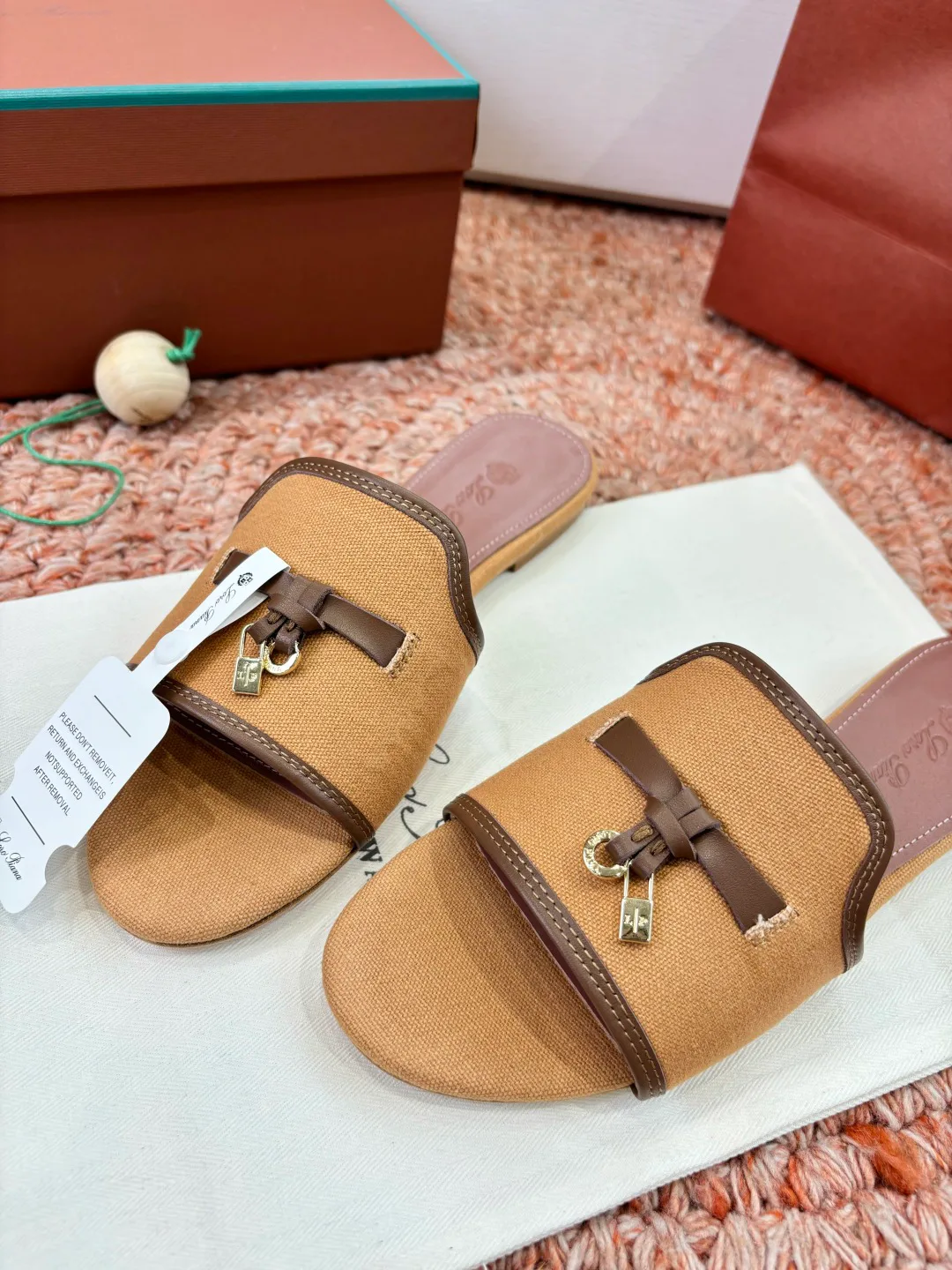 Шлепанцы Женские Loro Piana 11745826