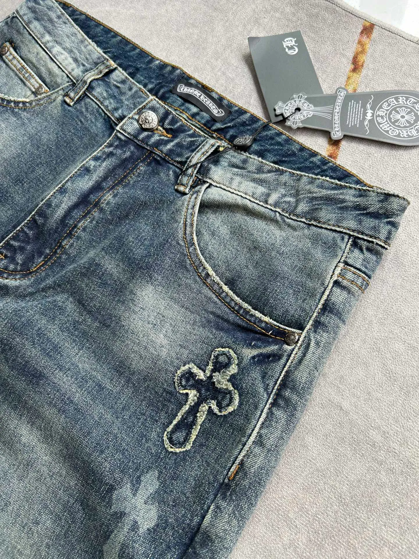 Джинсы Женские Chrome Hearts 10658009