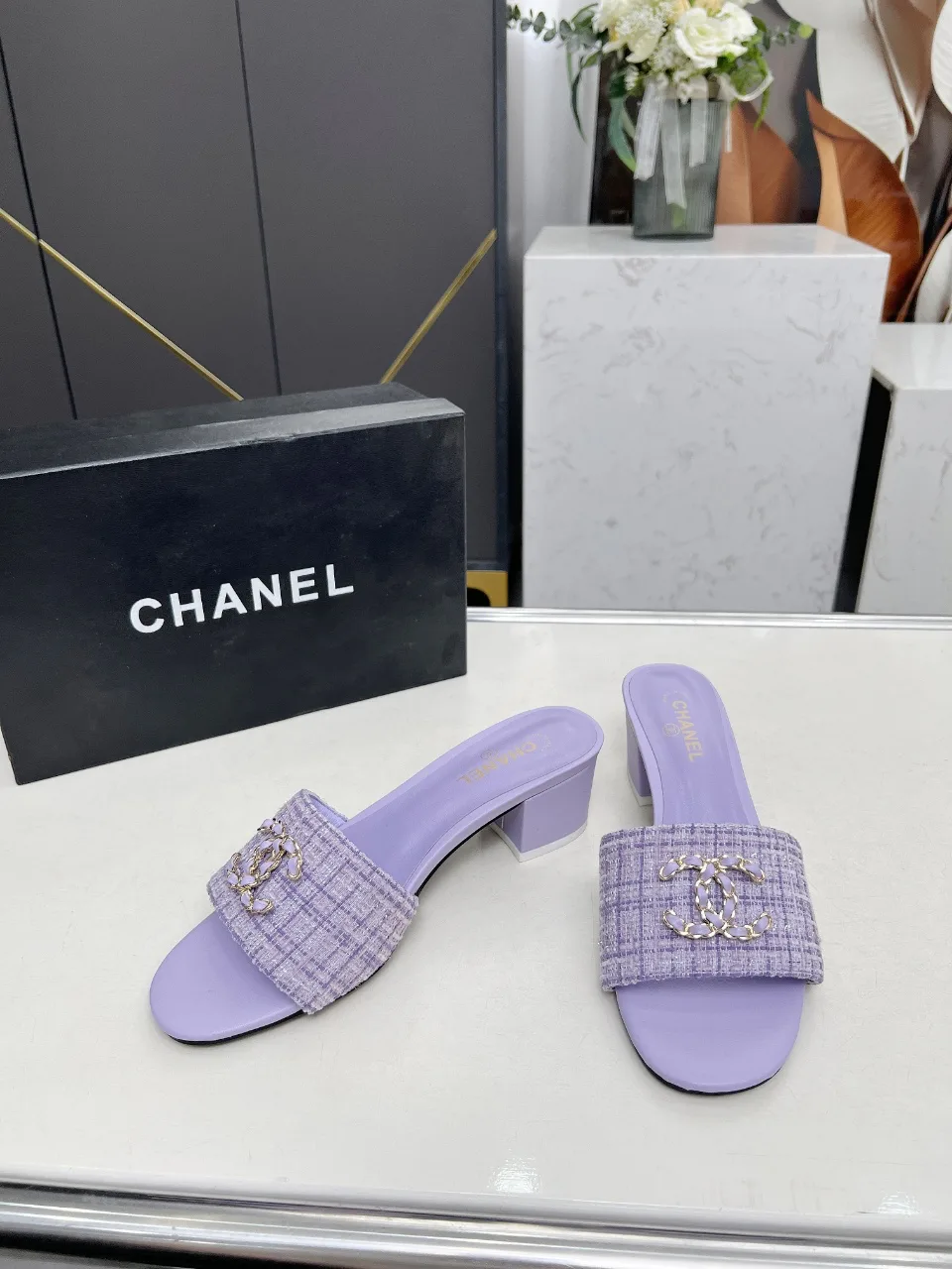 Босоножки Женские Chanel 35816