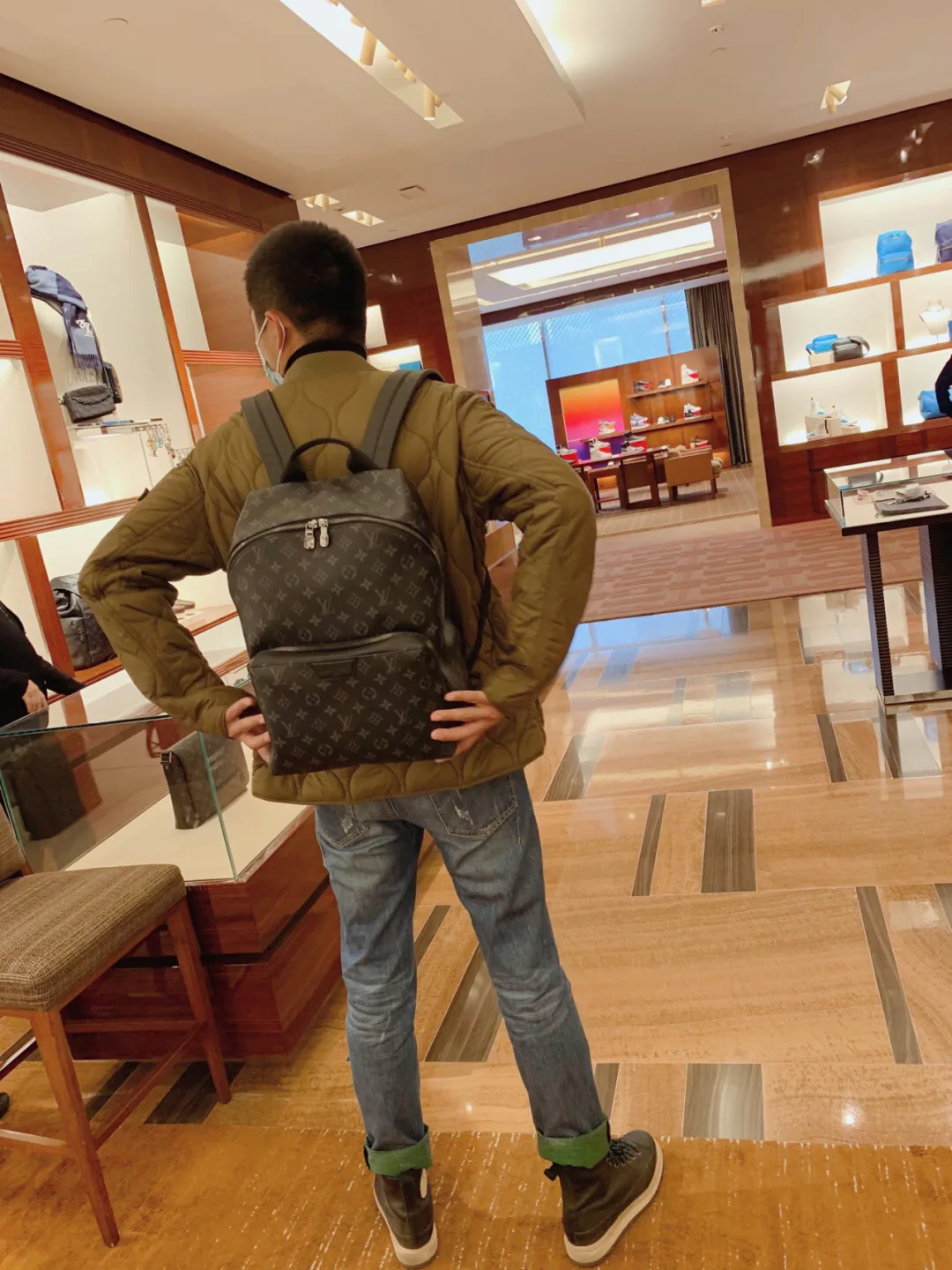 Рюкзаки Мужские Louis Vuitton 11428174