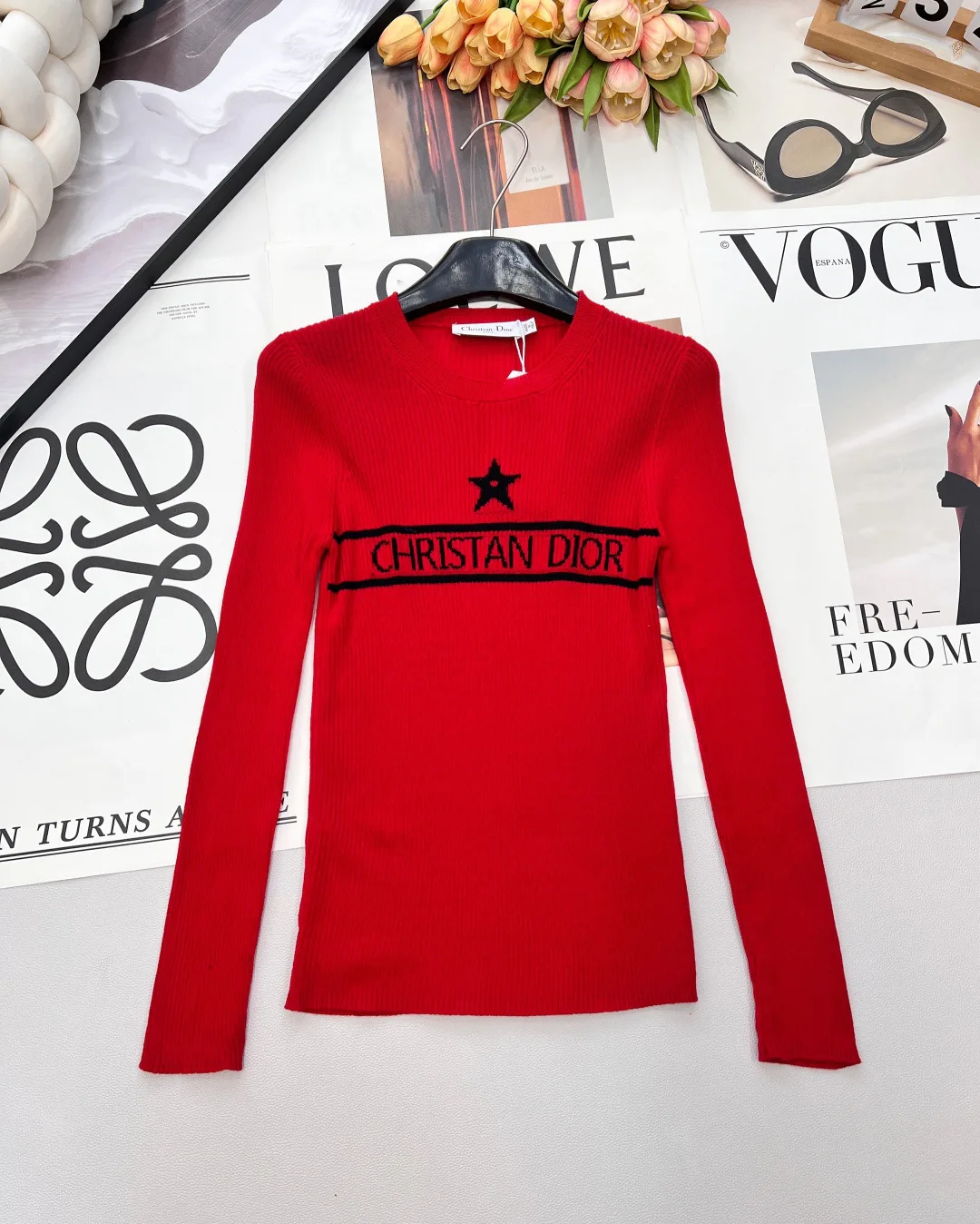 Лонгсливы Женские Christian Dior 6538137