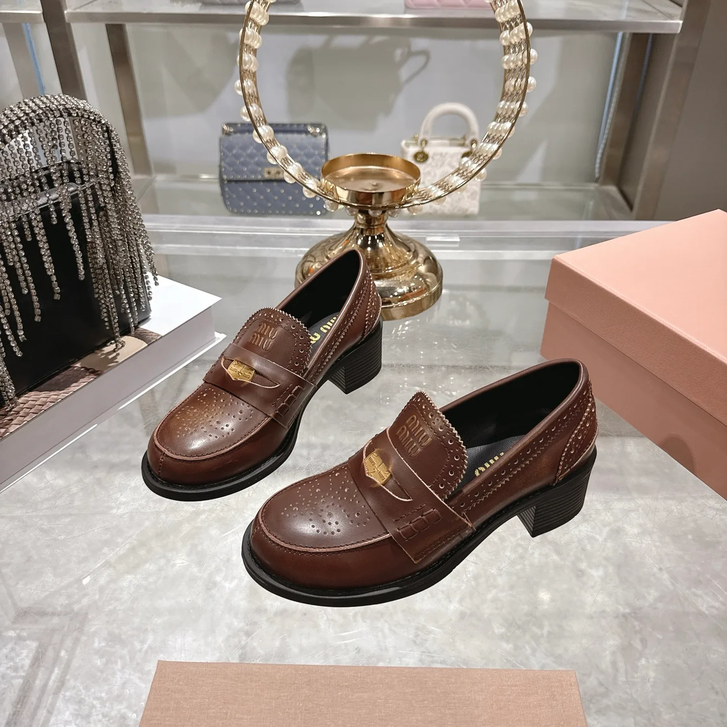 Лоферы И Мокасины Женские Miu Miu 397864