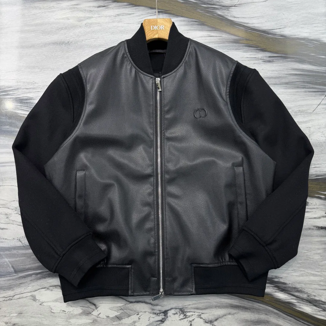 Кожаные Куртки И Дублёнки Мужские Christian Dior 1271037