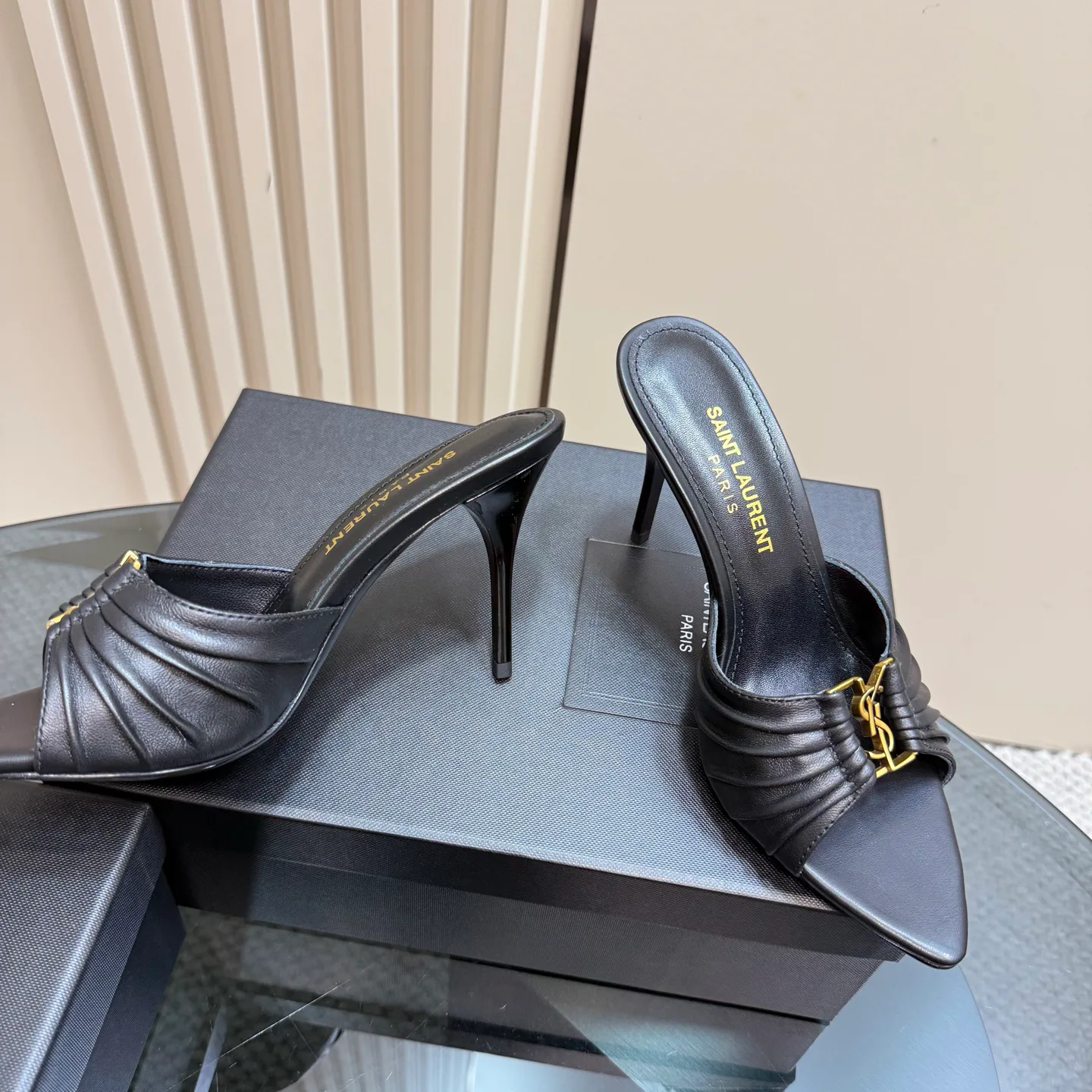Босоножки Женские Saint Laurent 1883627