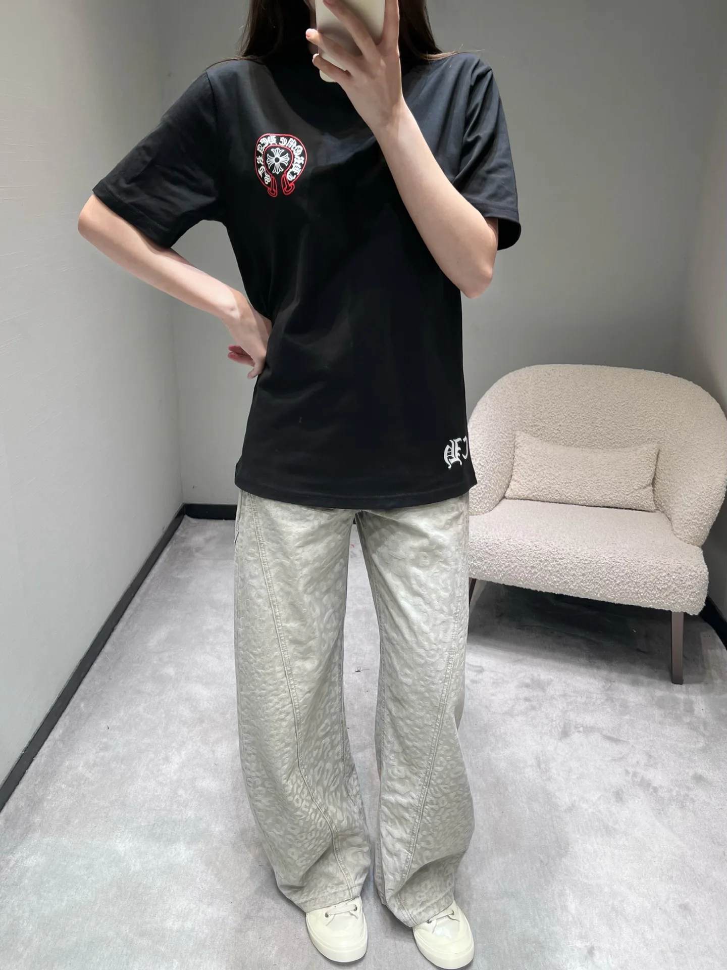 Футболки Женские Chrome Hearts 2707860