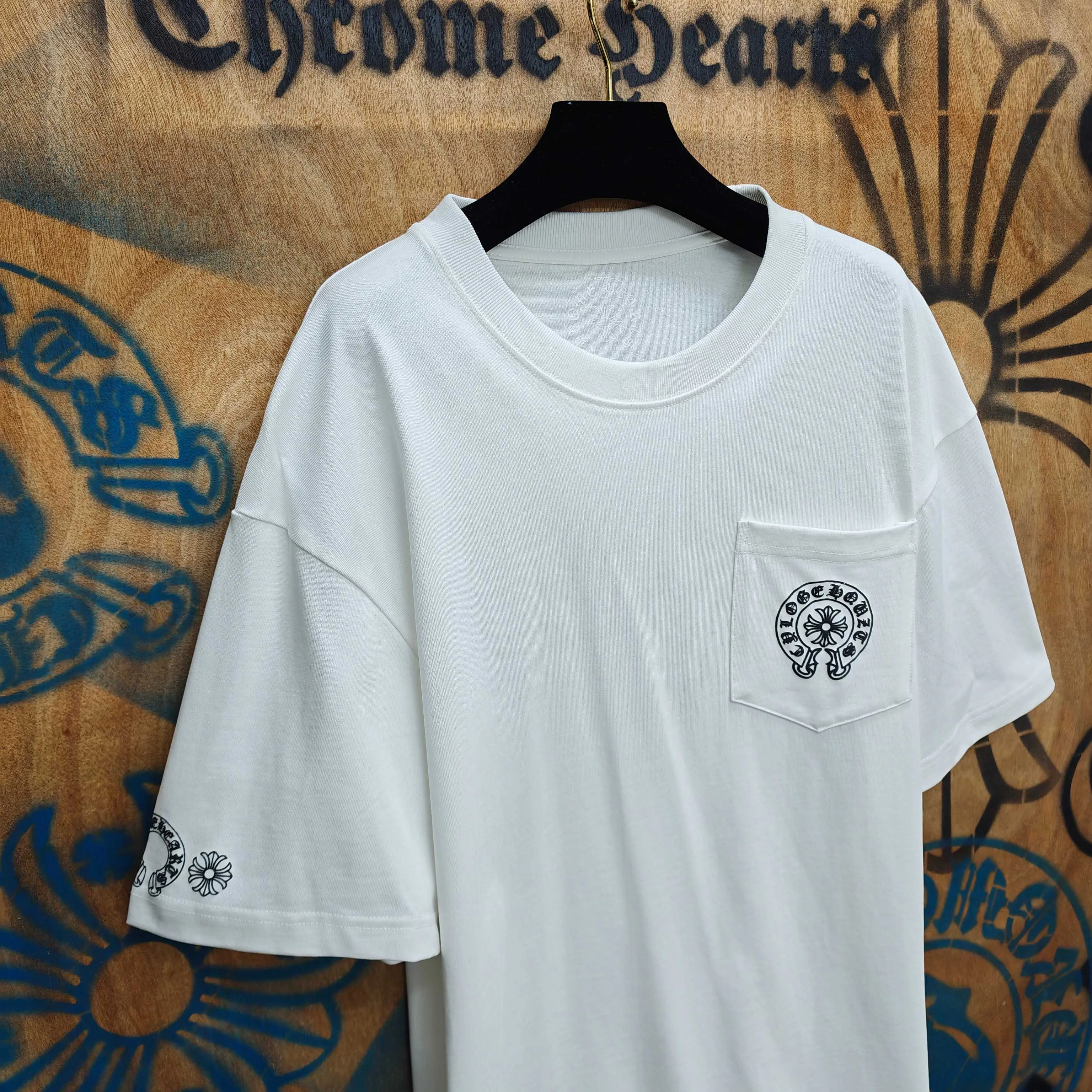 Лонгсливы Мужские Chrome Hearts 12315820