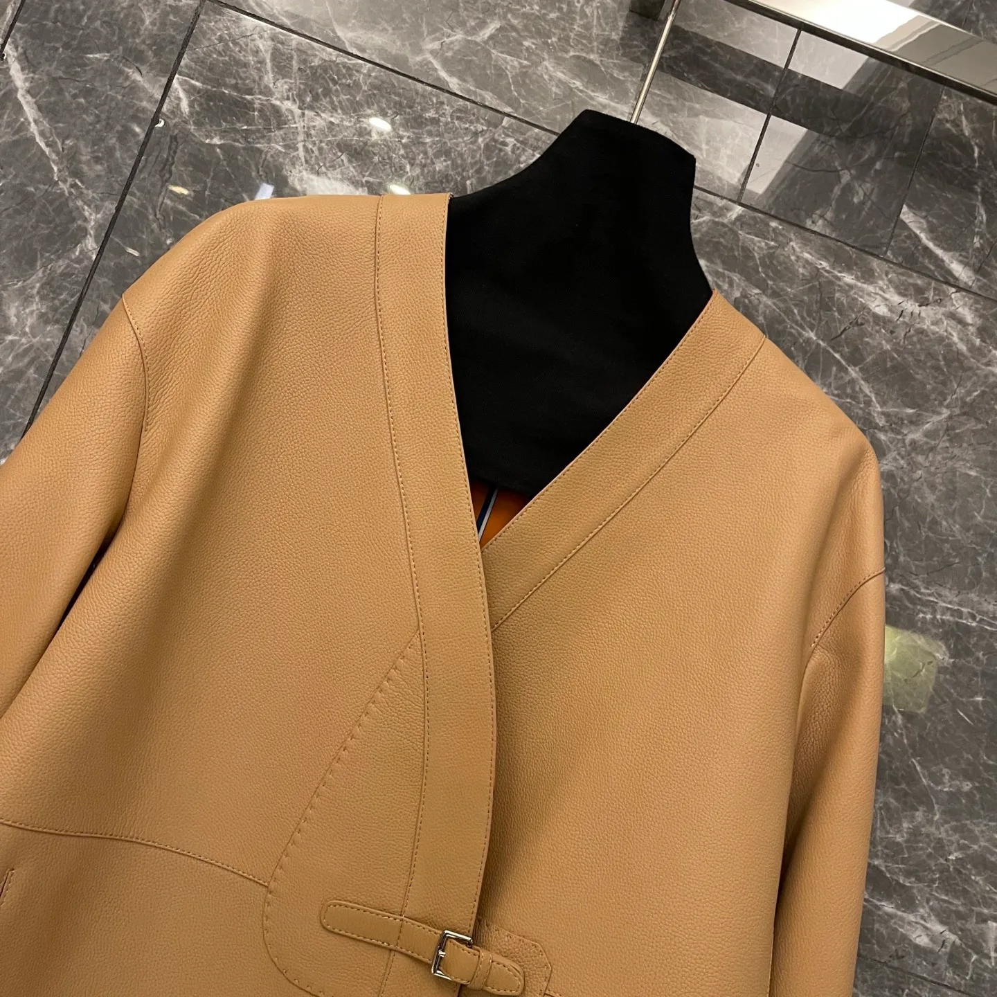 Кожаные Куртки И Дублёнки Женские Hermes 1805920