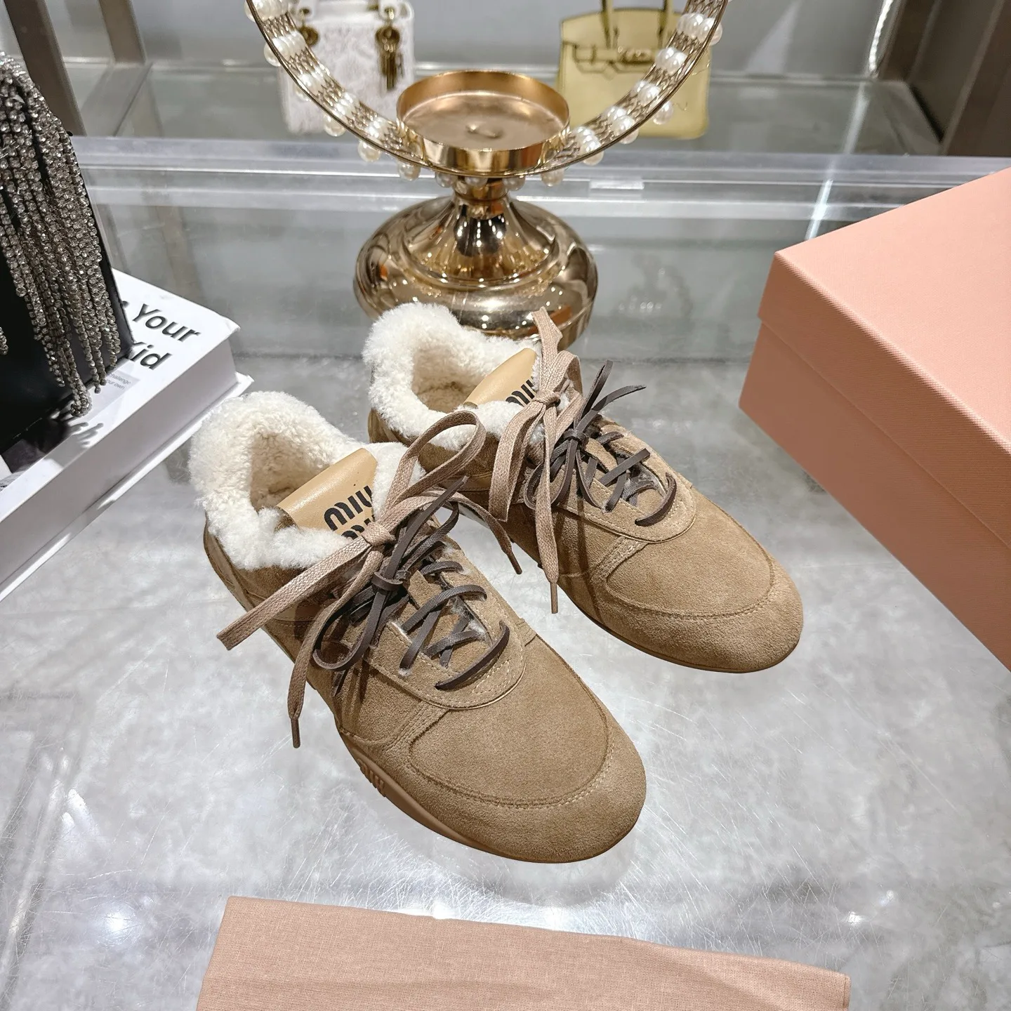 Кроссовки Женские Miu Miu 397947