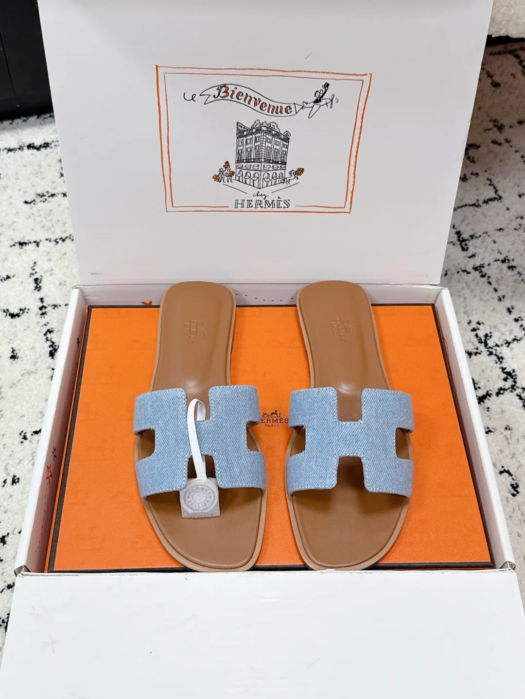 Шлепанцы Женские Hermes 814565