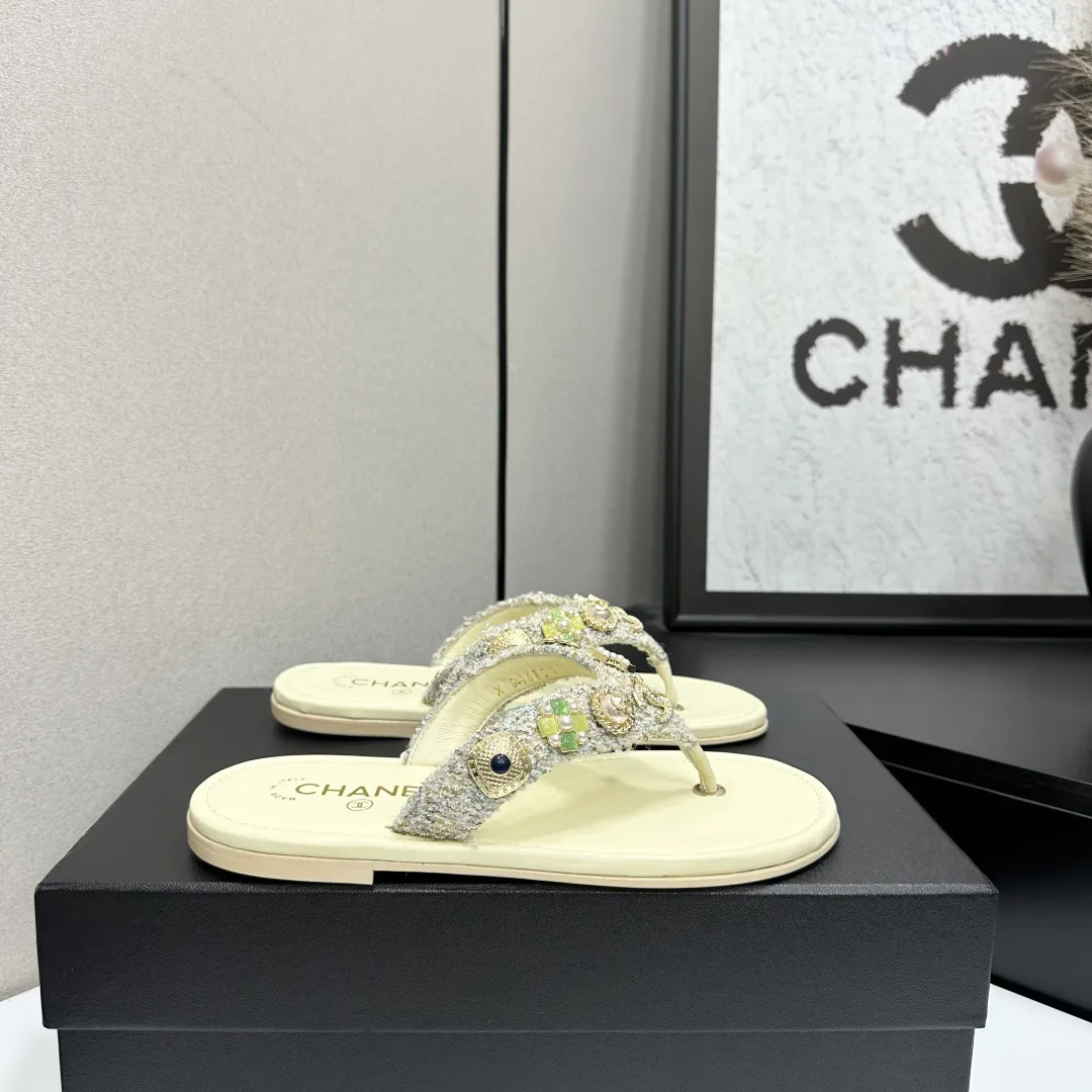 Шлепанцы Женские Chanel 1518404