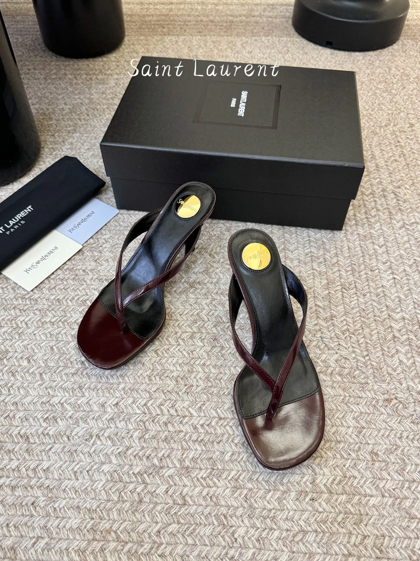 Босоножки Женские Saint Laurent 11668492