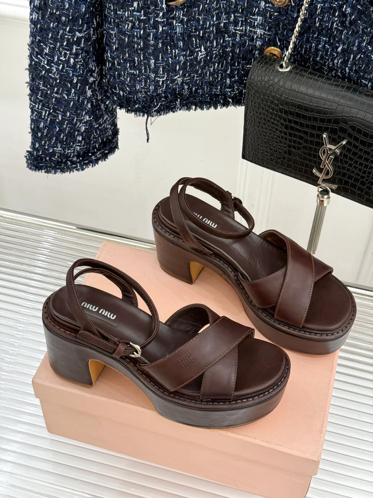 Босоножки Женские Miu Miu 11808994