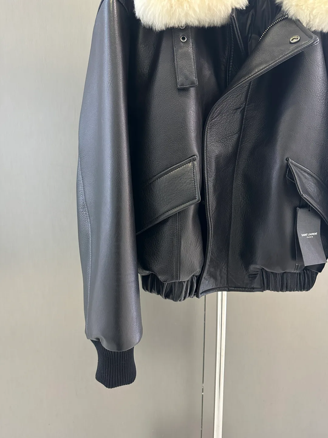 Кожаные Куртки И Дублёнки Мужские Saint Laurent 1322747