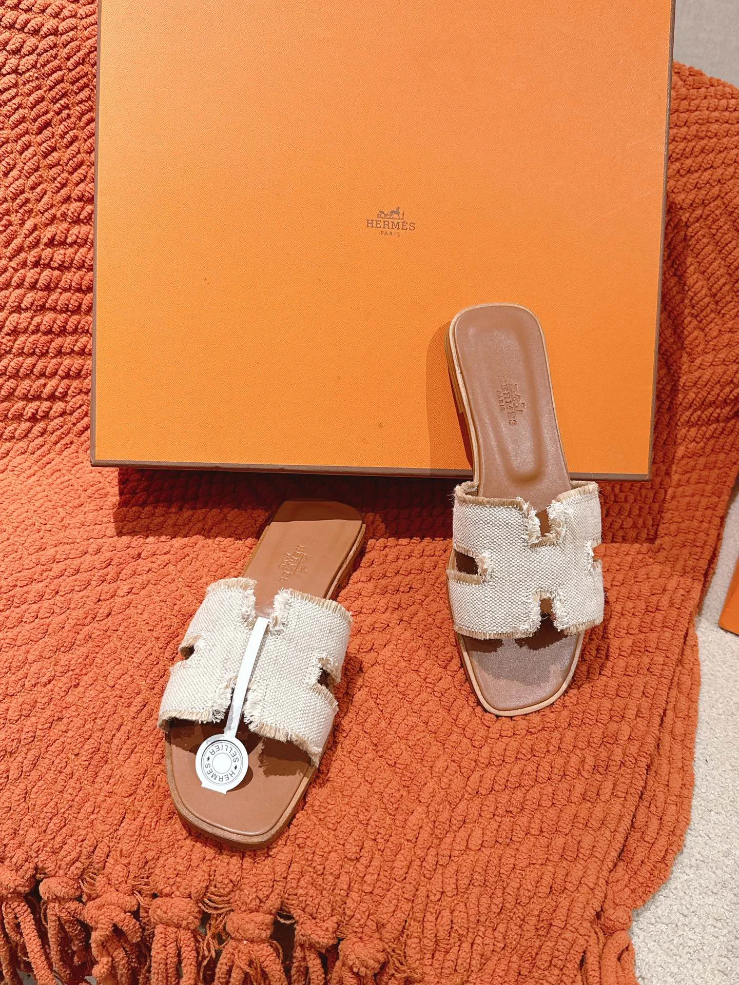 Шлепанцы Женские Hermes 15008