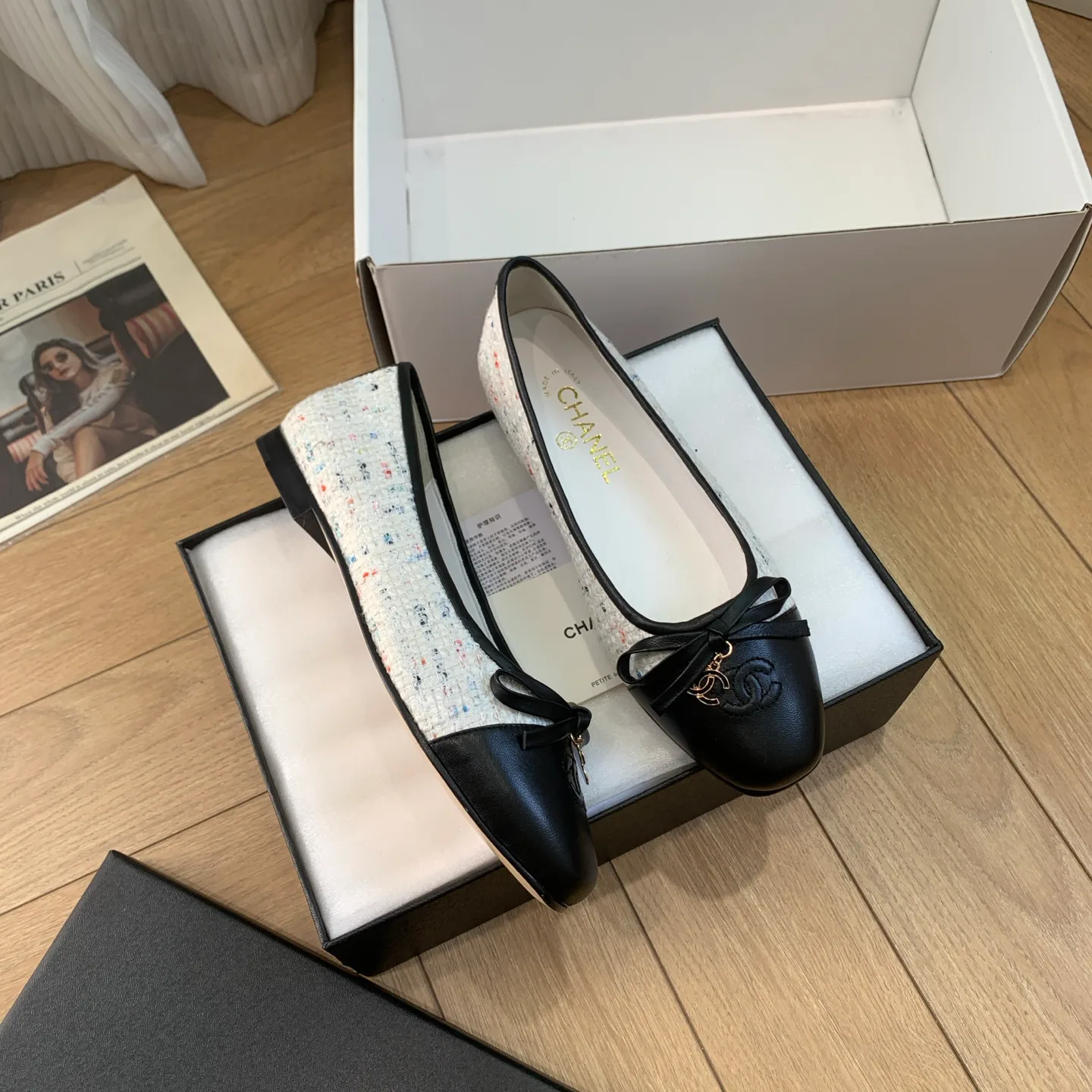 Балетки Женские Chanel 10438