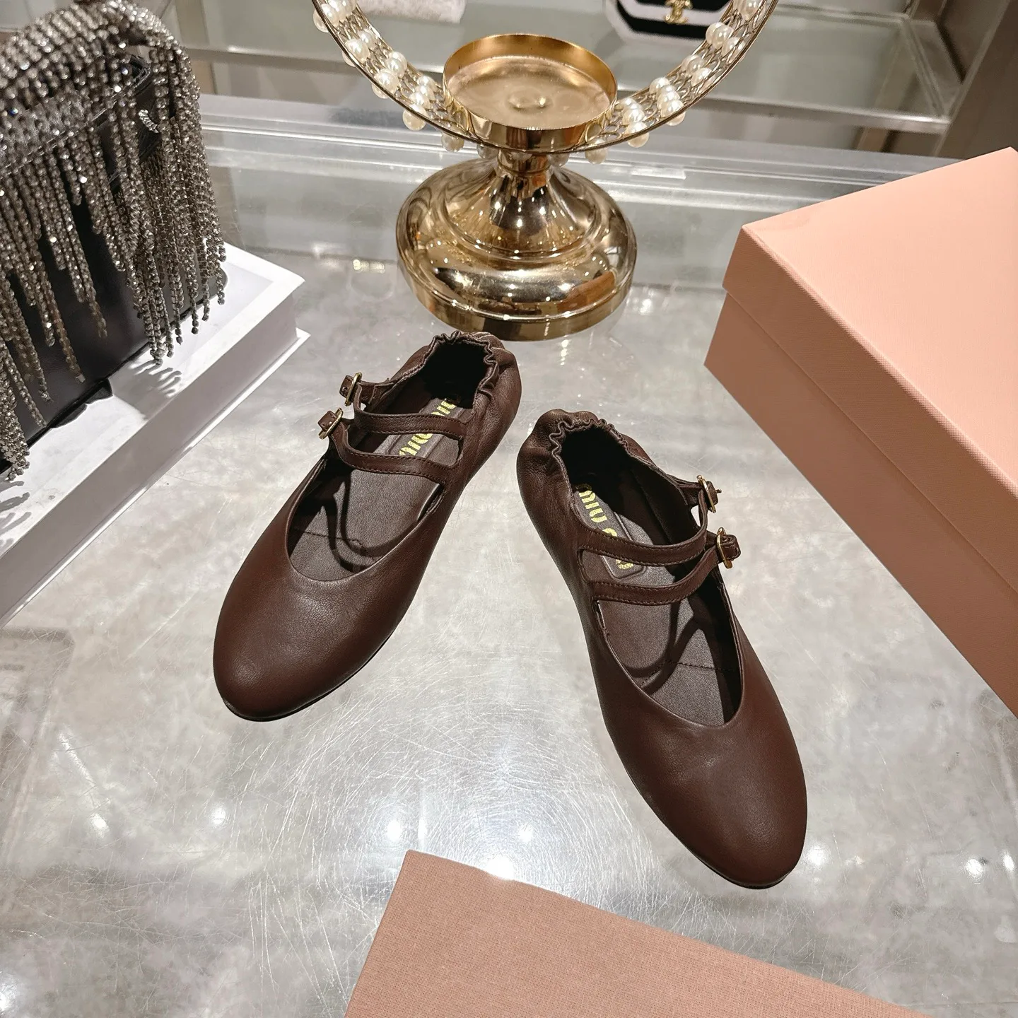 Балетки Женские Miu Miu 12868595