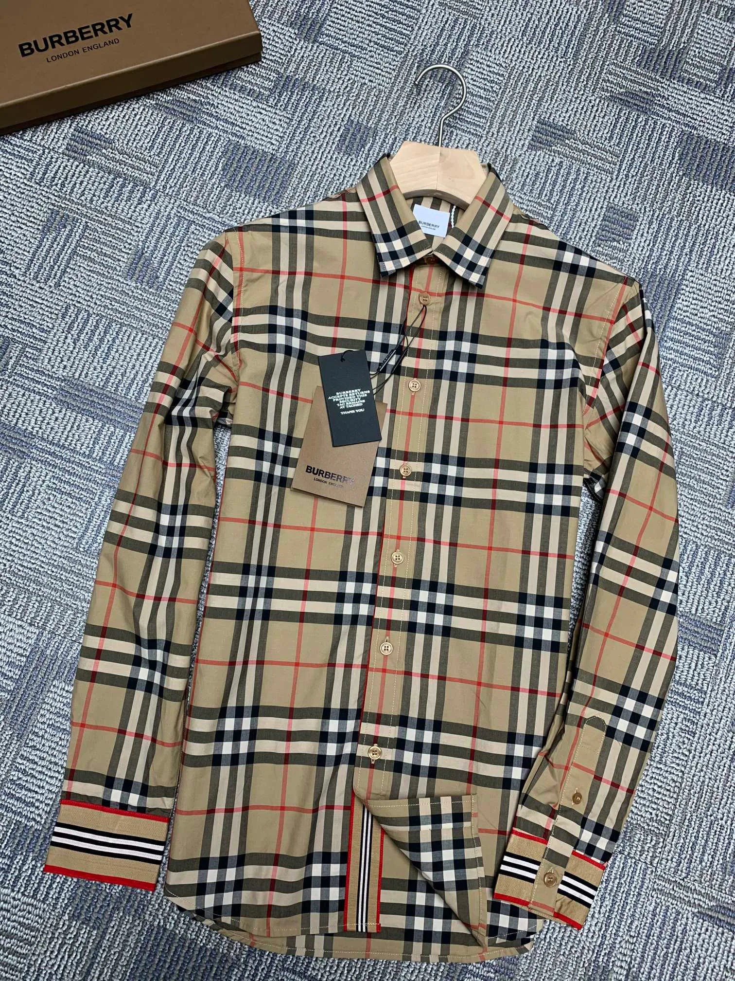 Рубашки Мужские Burberry 17967418