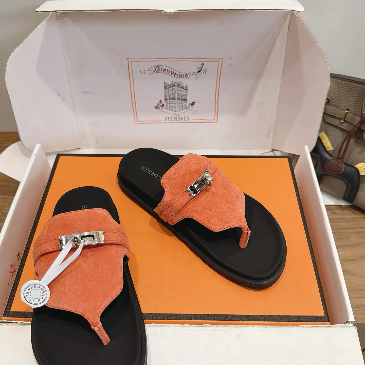 Шлепанцы Женские Hermes 17014861