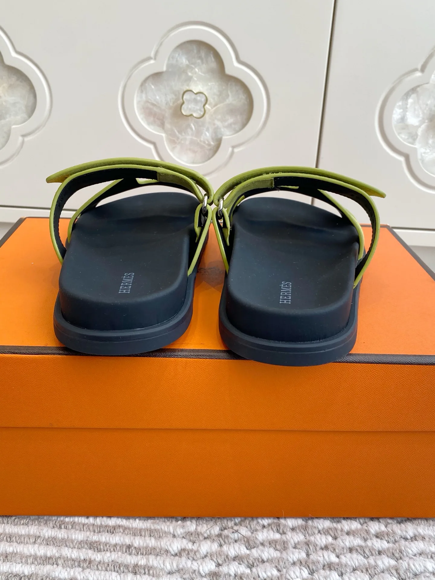 Шлепанцы Женские Hermes 1384867