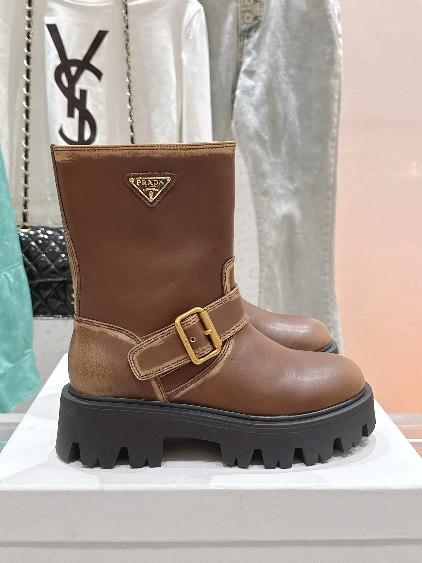 Ботинки Женские Prada 18703095