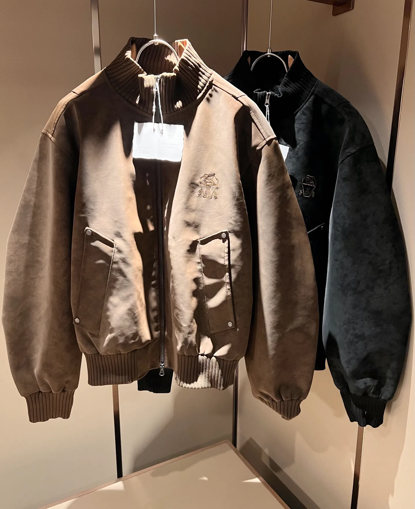 Куртки И Пуховики Мужские Brunello Cucinelli 1012333