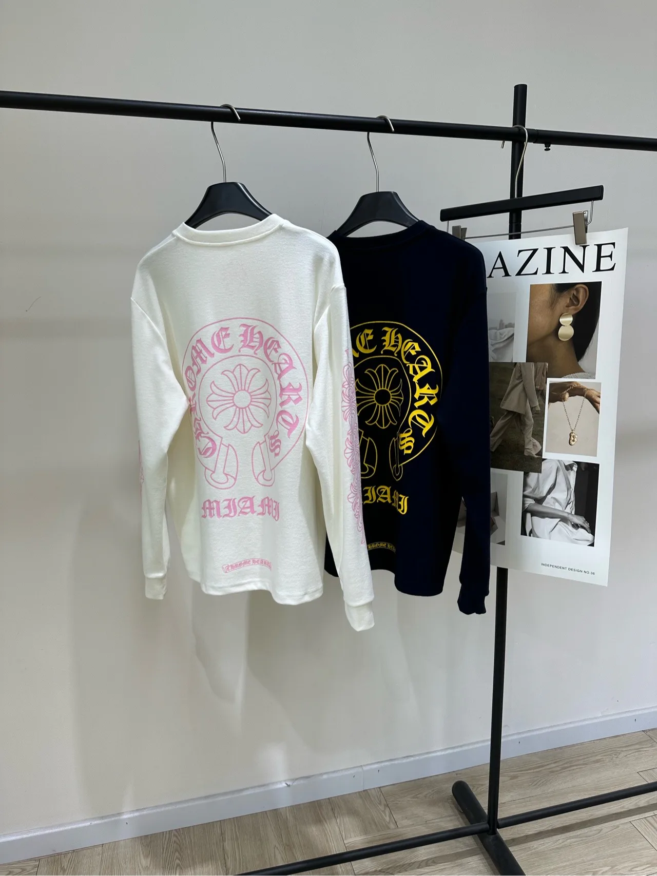 Лонгсливы Мужские Chrome Hearts 11209360