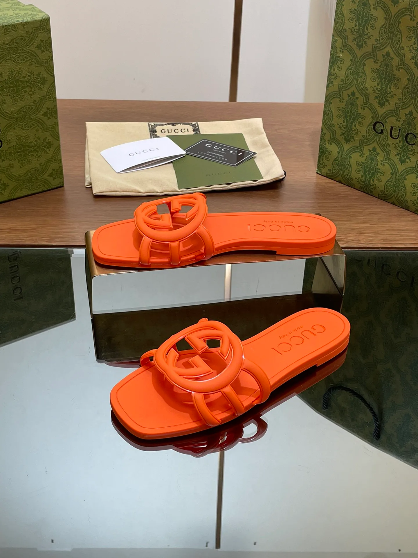 Шлепанцы Женские Gucci 15268